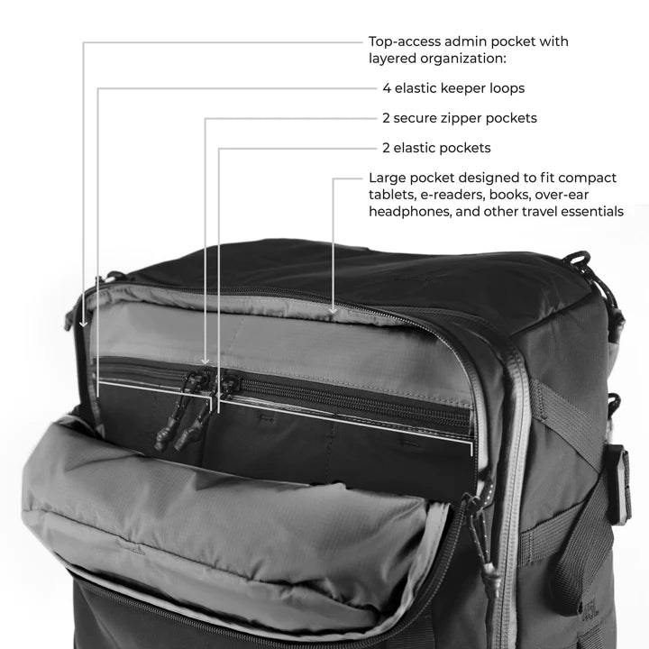 Matador GlobeRider45 Travel Backpack (black)