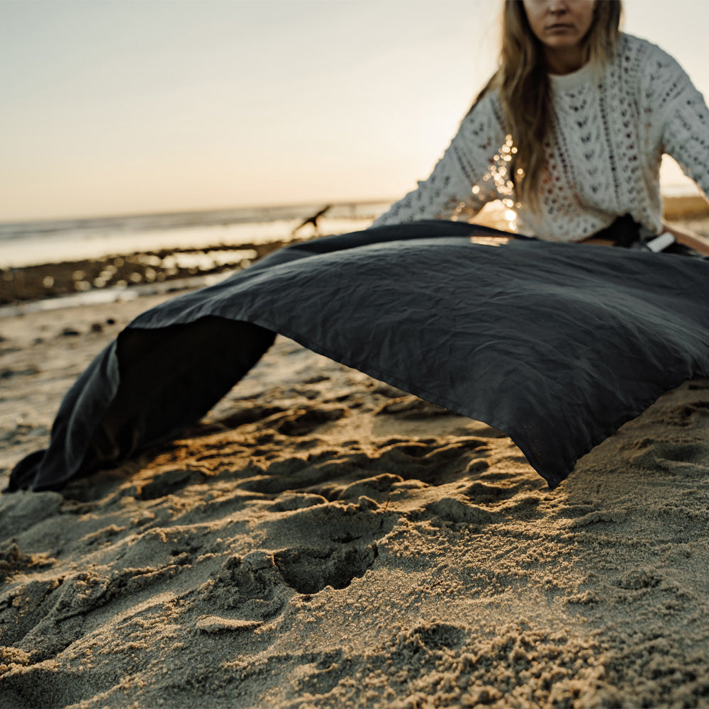 Matador NanoDry Packable Beach Towel (charcoal)