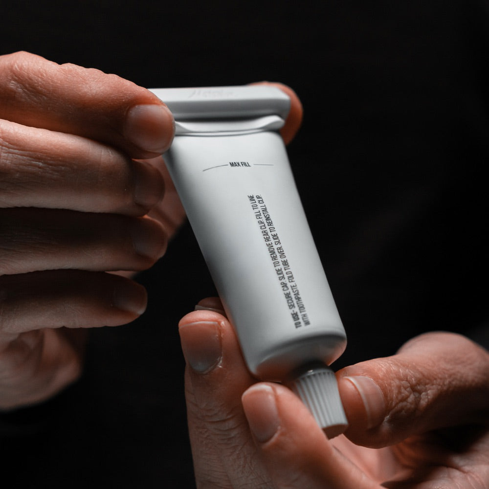 Matador wiederbefüllbare / nachfüllbare Zahnpastatuben (2 Stück)