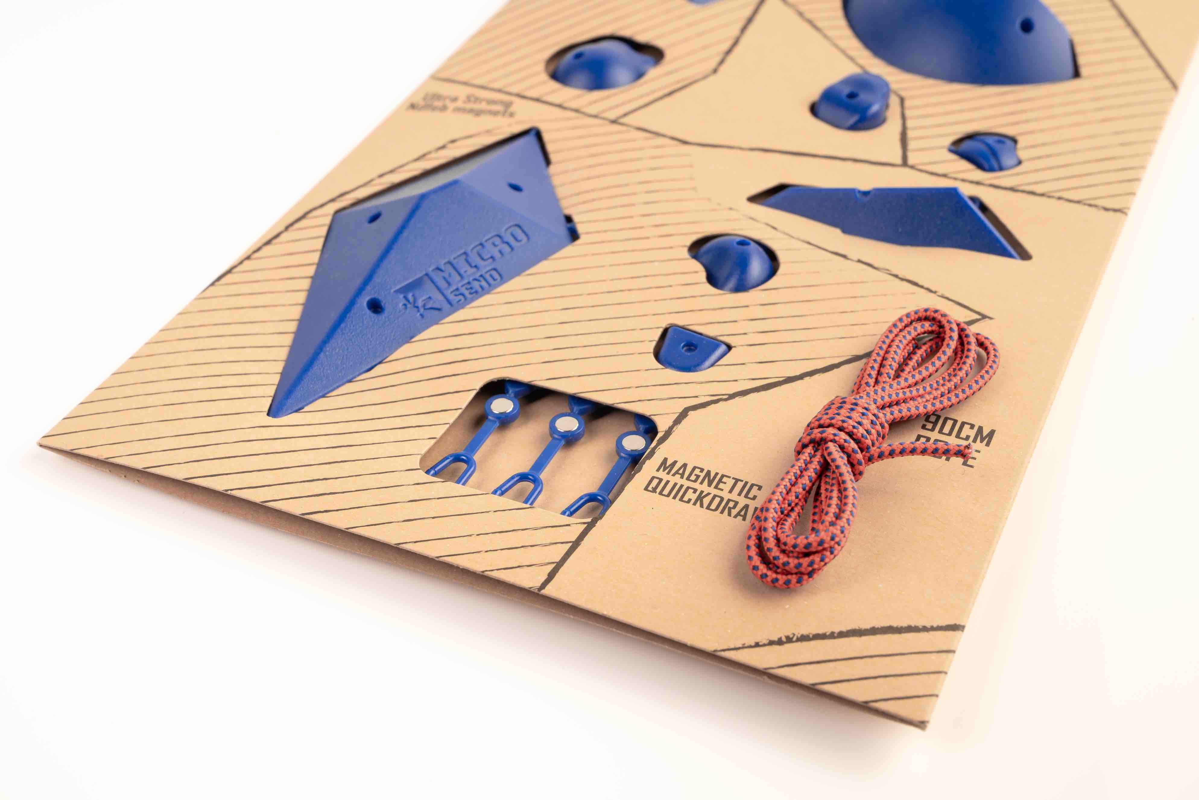 Matador Micro Send (blue)Visualisiere Dein Kletter-Projekt, über Deine Boulder-Fähigkeiten oder verwende die Magnete einfach nur um Dinge an Deinem Kühlschrank