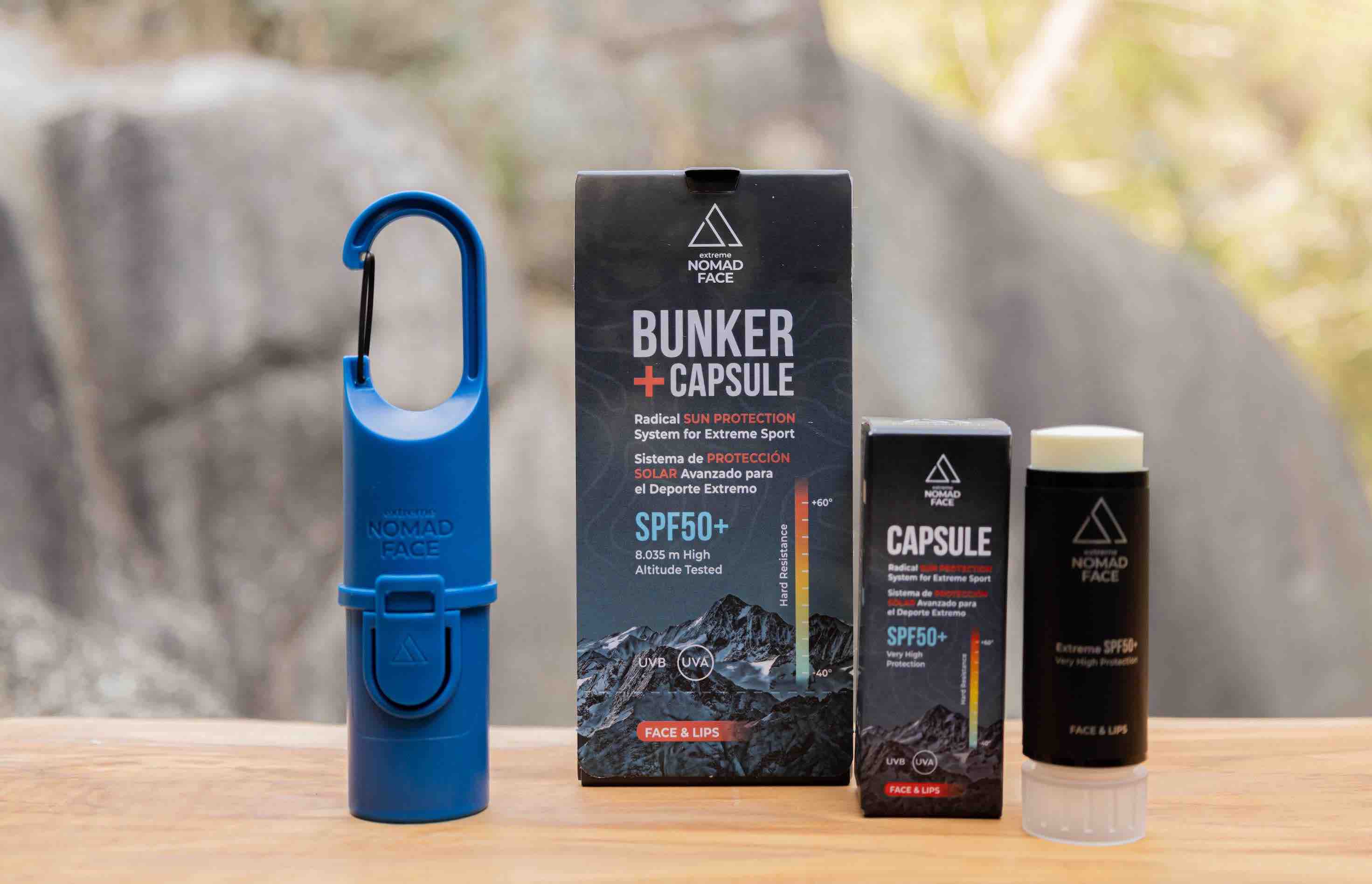 Nomad Face Bunker + Capsule (blue indigo)