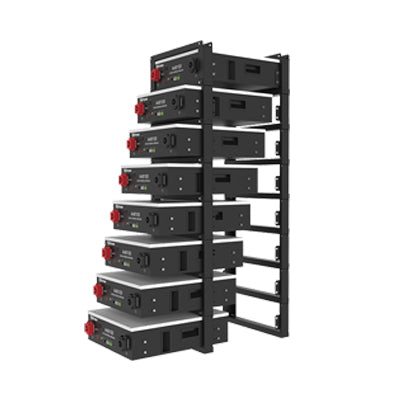 asdec life® Photovoltaik Komplettpaket 4 - Hybrid 6 KW mit Batterie Energie-Speichersystem Ziegeldach hochkant