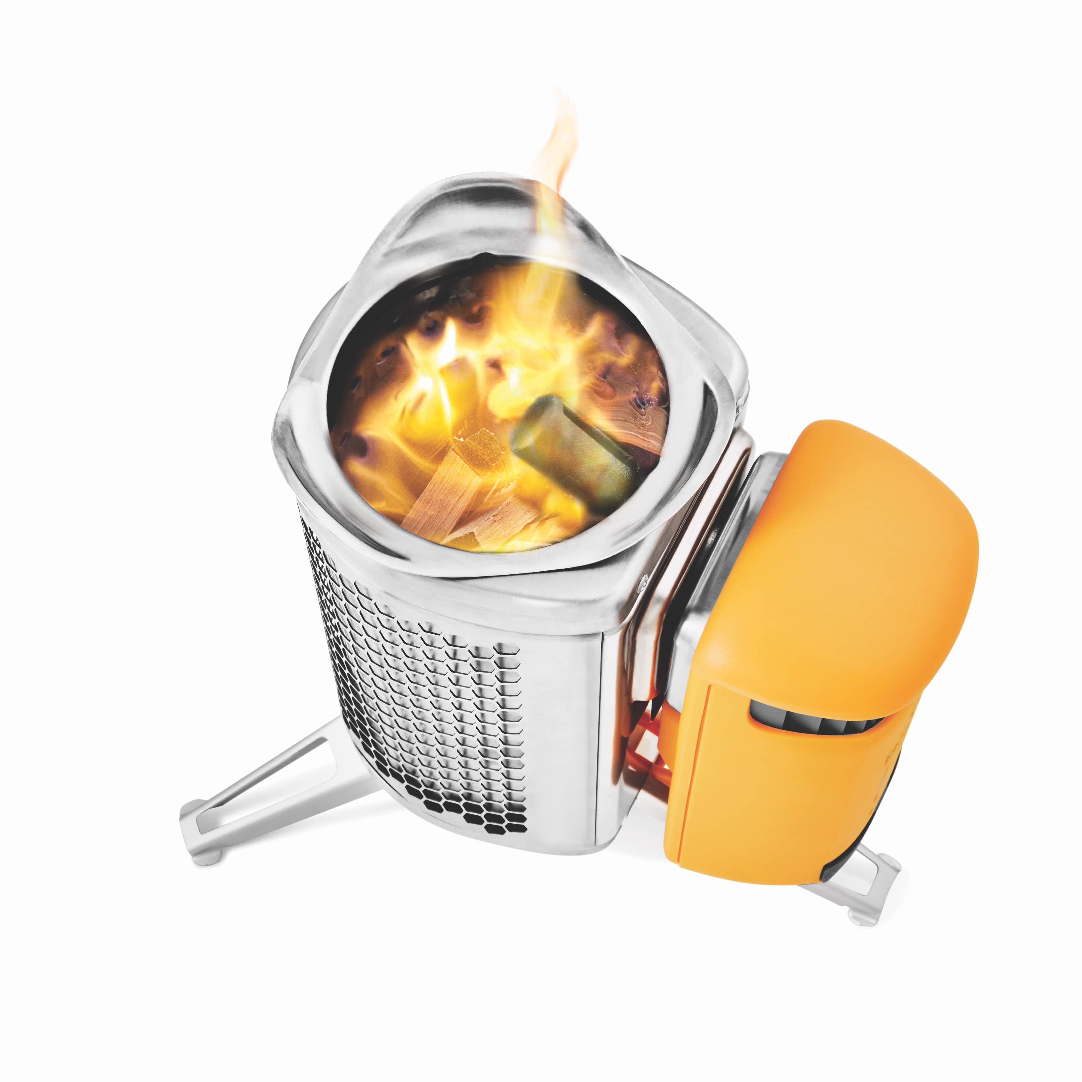 BioLite CampStove 2+ Campingkocher und Ladestation fürs Smartphone - mit Holzfeuer Strom erzeugen