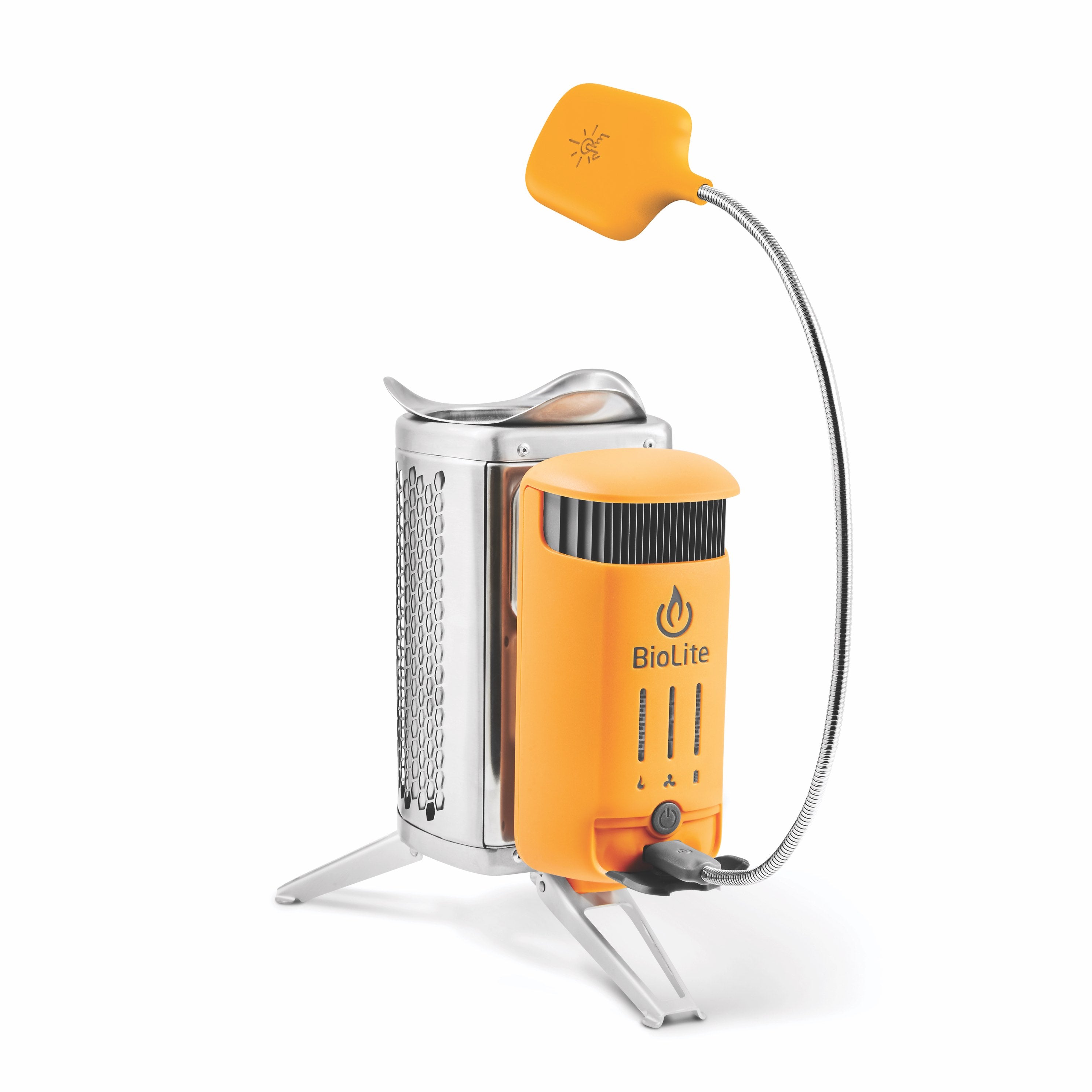 BioLite CampStove 2+ Campingkocher und Ladestation fürs Smartphone - mit Holzfeuer Strom erzeugen