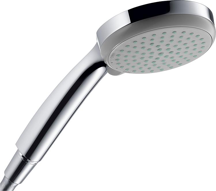 hansgrohe Croma 100 wassersparender Duschkopf 100 mm (4 Strahlarten) Chrom