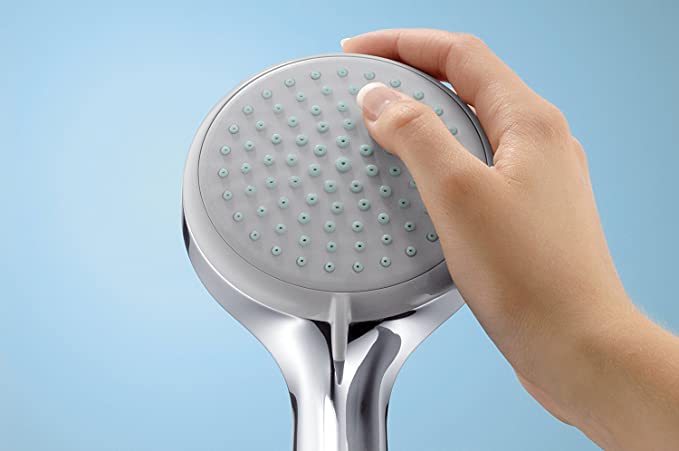hansgrohe Croma 100 wassersparender Duschkopf 100 mm (4 Strahlarten) Chrom