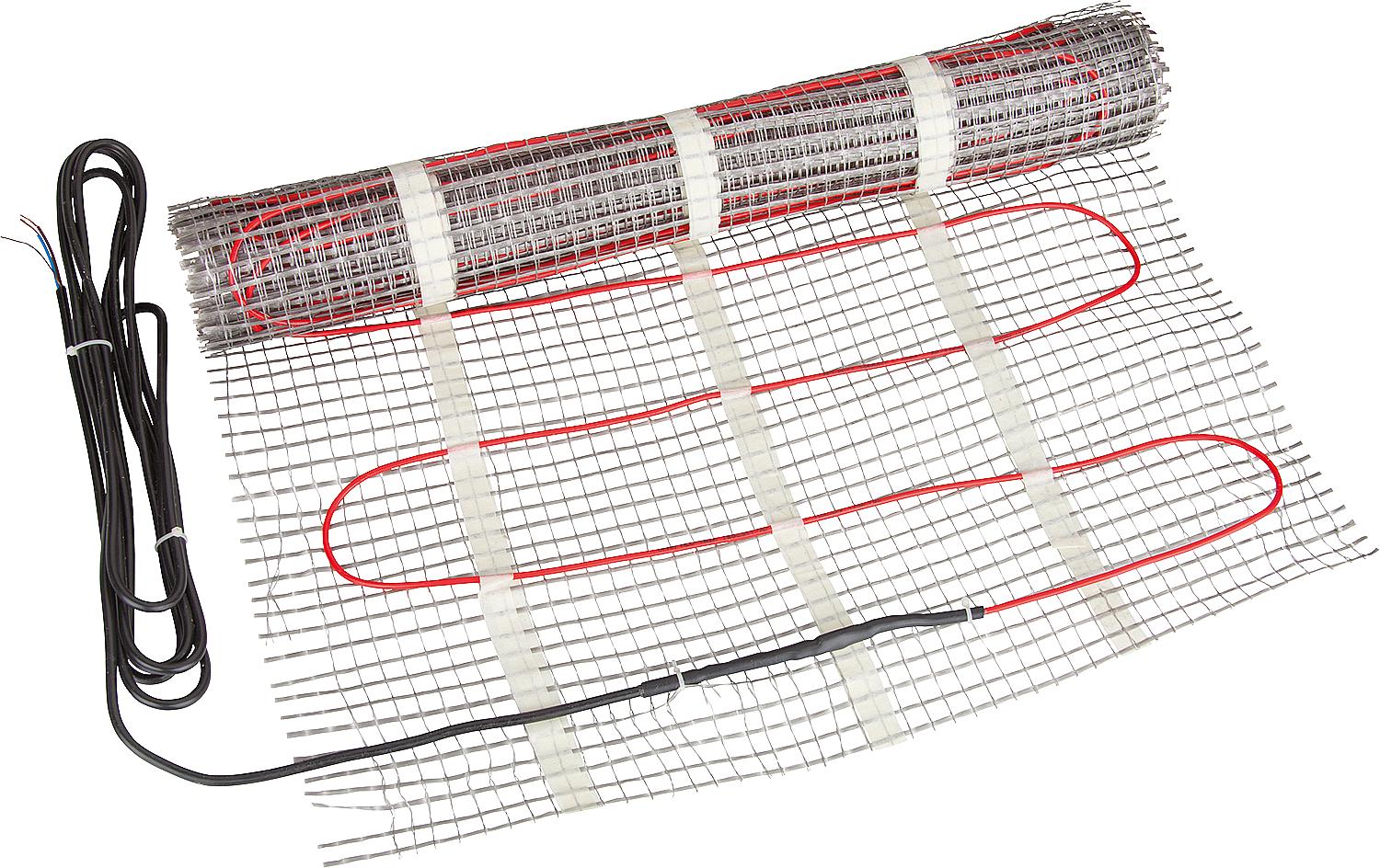 asdec life ® Dünnbett Heizmatte z.Einbau in Fliesenkleber,10,0x0,5m=5,0m², 750W