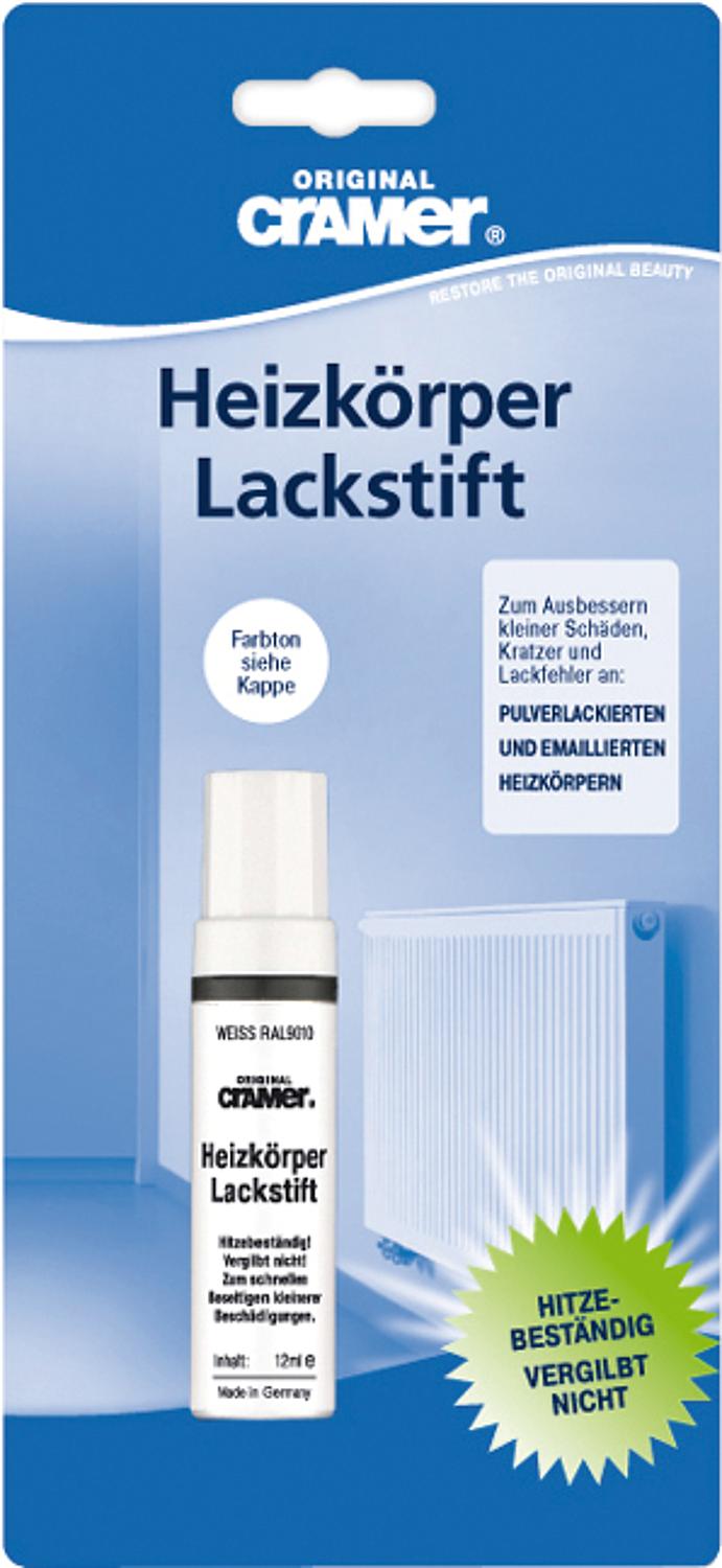 asdec life ® Heizkörper-Lackstift 12ml Weiß RAL 9010