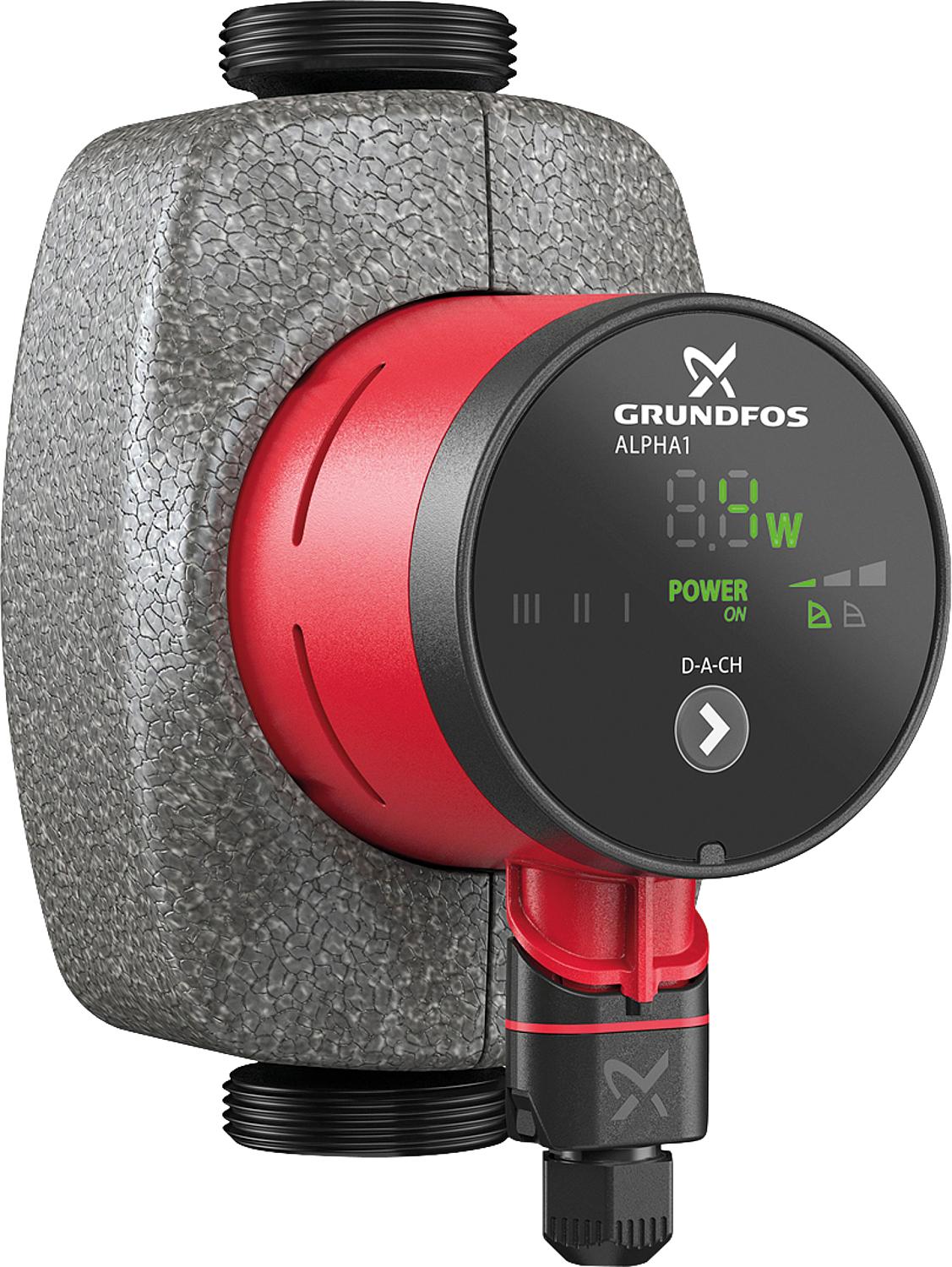 asdec life ® Grundfos Umwälzpumpe Alpha1 32-40, DN32(11/4"), Bl=180mm, PN10, 230V