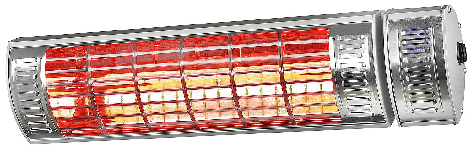 asdec life ® Heizstrahler Golden 2000 ULTRA RCD, 2000 Watt, IP65