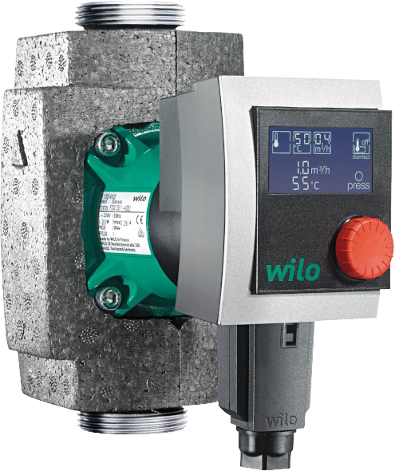asdec life ® Brauchwasserpumpe Wilo Stratos Pico-Z 25/1-4, DN25, 230V/50Hz
