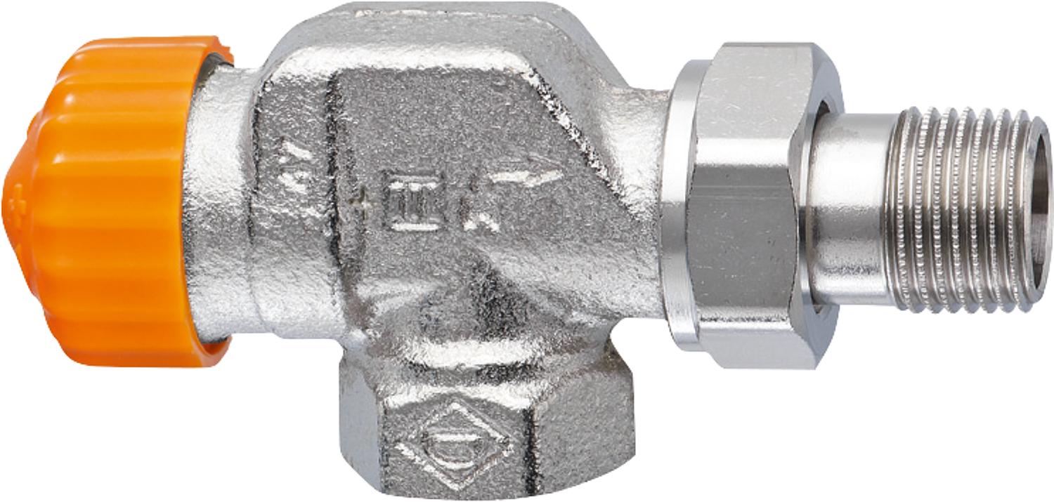 asdec life ® Thermostat-Ventilunterteil IMI Heimeier Eclipse, DN10(3/8"), Axialform