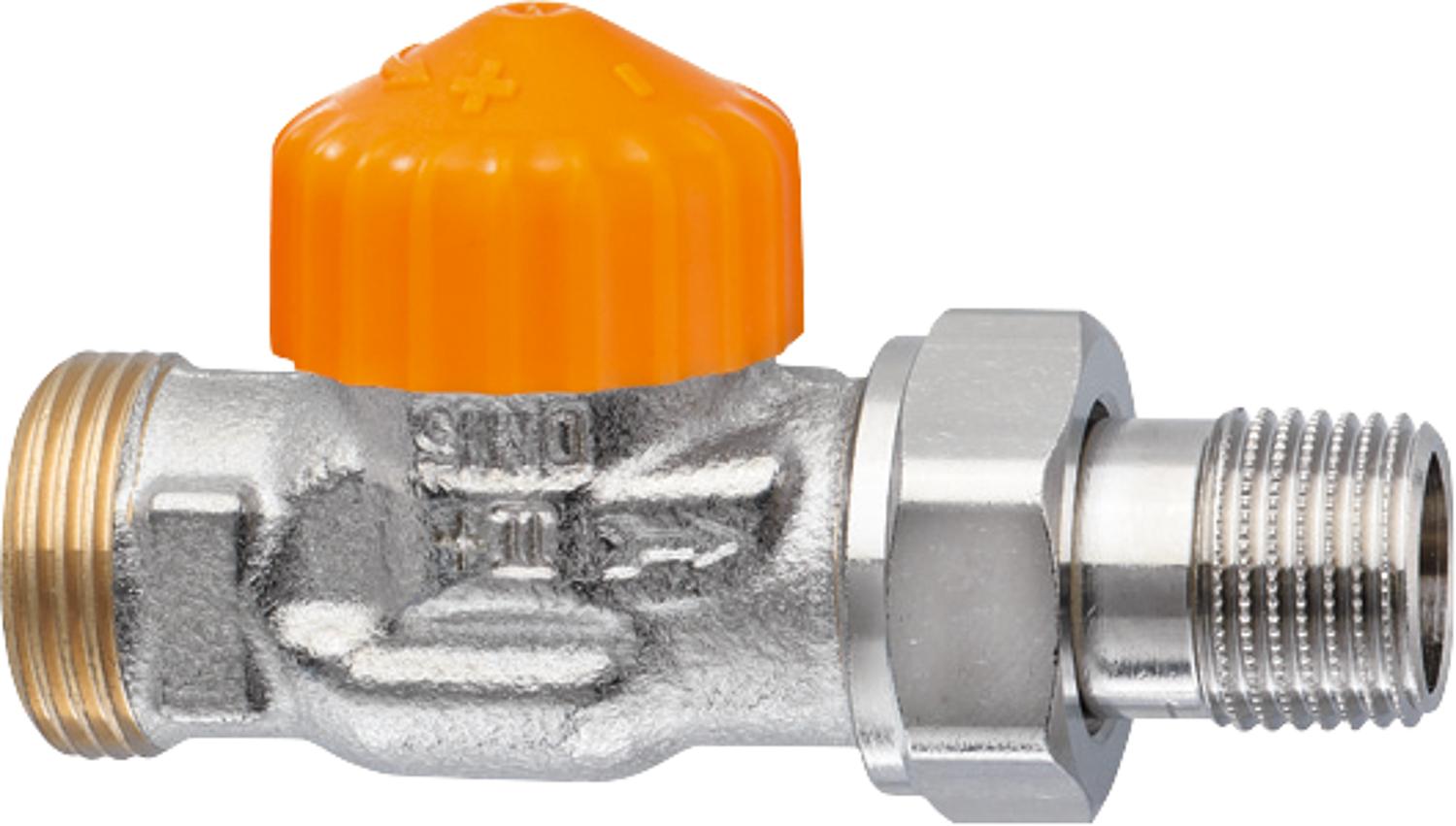 asdec life ® Thermostat-Ventilunterteil IMI Heimeier Eclipse DN15(1/2")x G3/4"AG,Durchgang