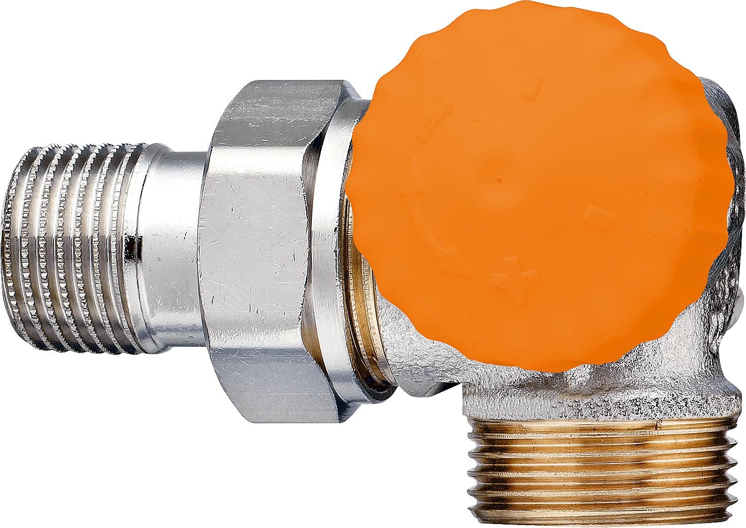 asdec life ® Thermostat-Ventilunterteil IMI Heimeier Eclipse DN15(1/2")x 3/4",Winkeleck rechts