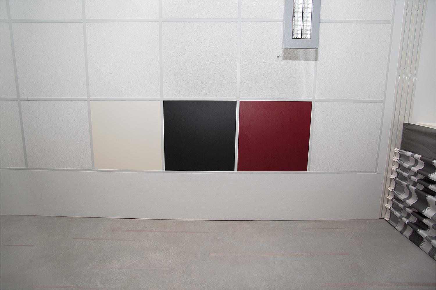 asdec life ® Infrarot-Heizung 400 Watt, Stahl pulver beschichtet weiß, für Kassettendecken