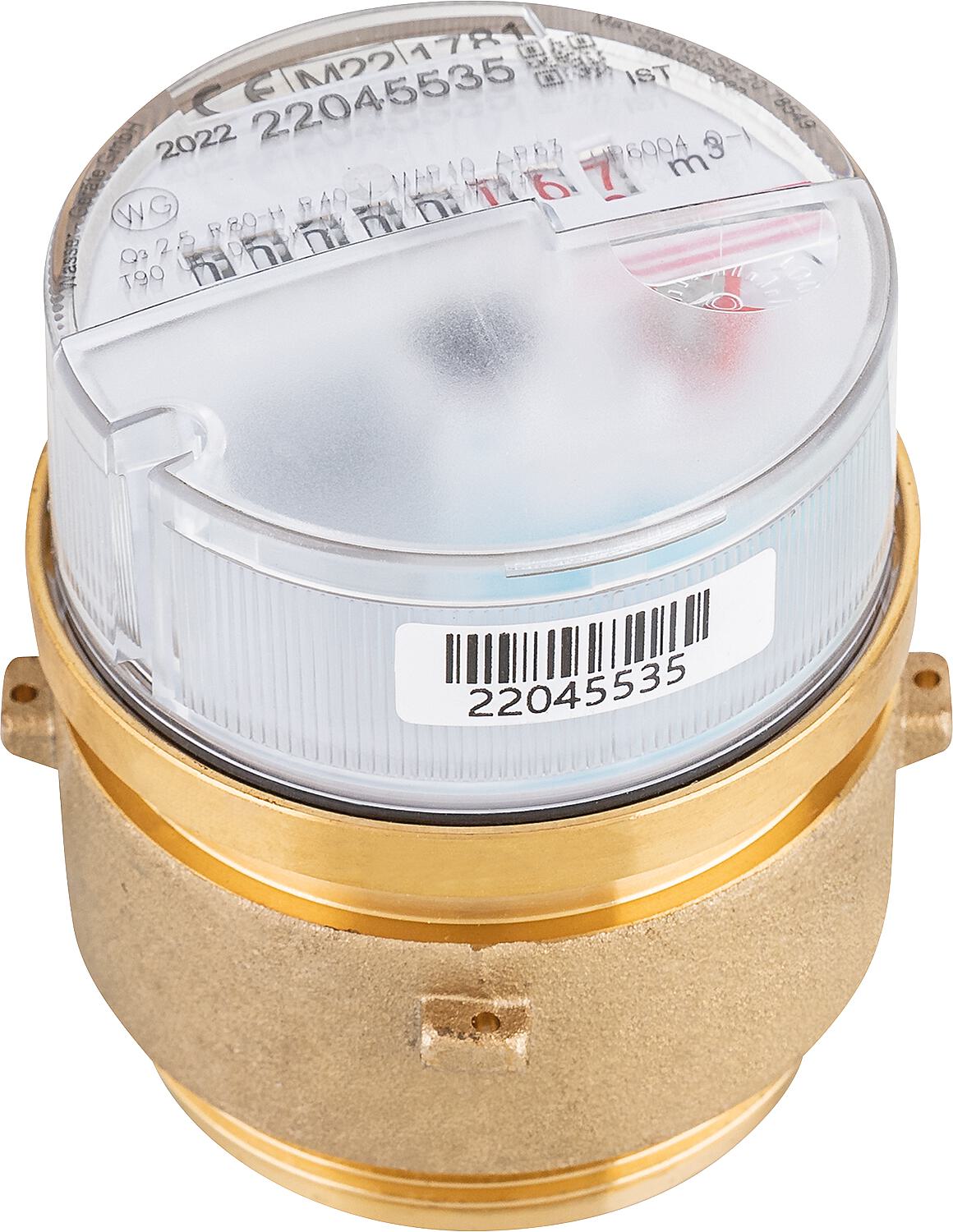 asdec life ® WS-Warmwasser-Meßpatrone für Mehrstrahltrockenläufer inkl