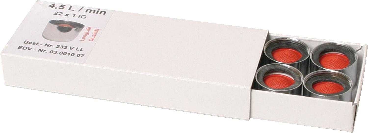 asdec life ® Spar-Strahlregler ohne Prüfzeichen IG M22X1 mit Gummidich - asdec life ® Spar-Strahlregler ohne Prüfzeichen IG M22X1 mit Gummidichtung 4,5