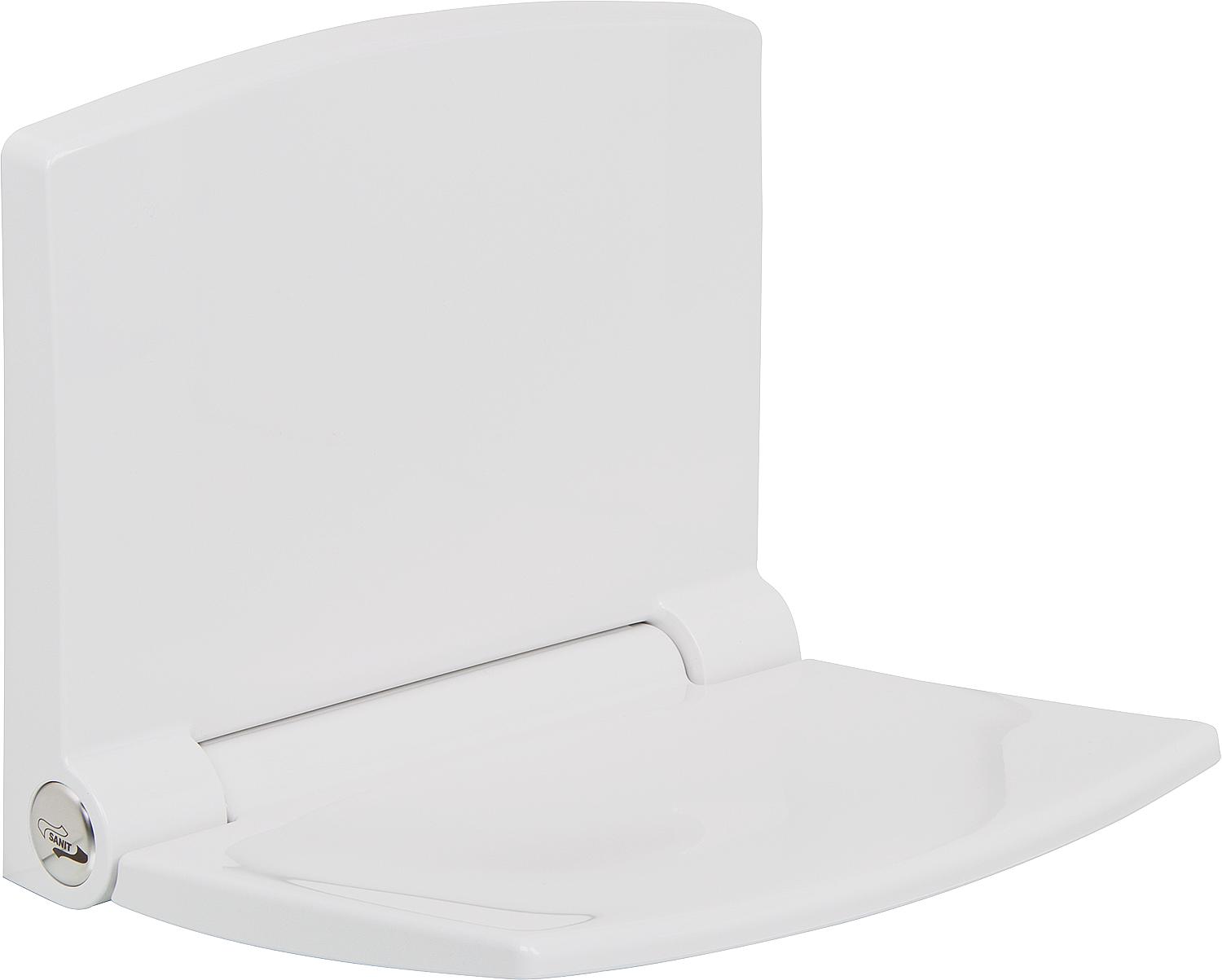 asdec life ® Dusch-Klappsitz Lifestyle Kunststoff weiss, mit Absenk- a - asdec life ® Dusch-Klappsitz Lifestyle Kunststoff weiss, mit Absenk- automatik