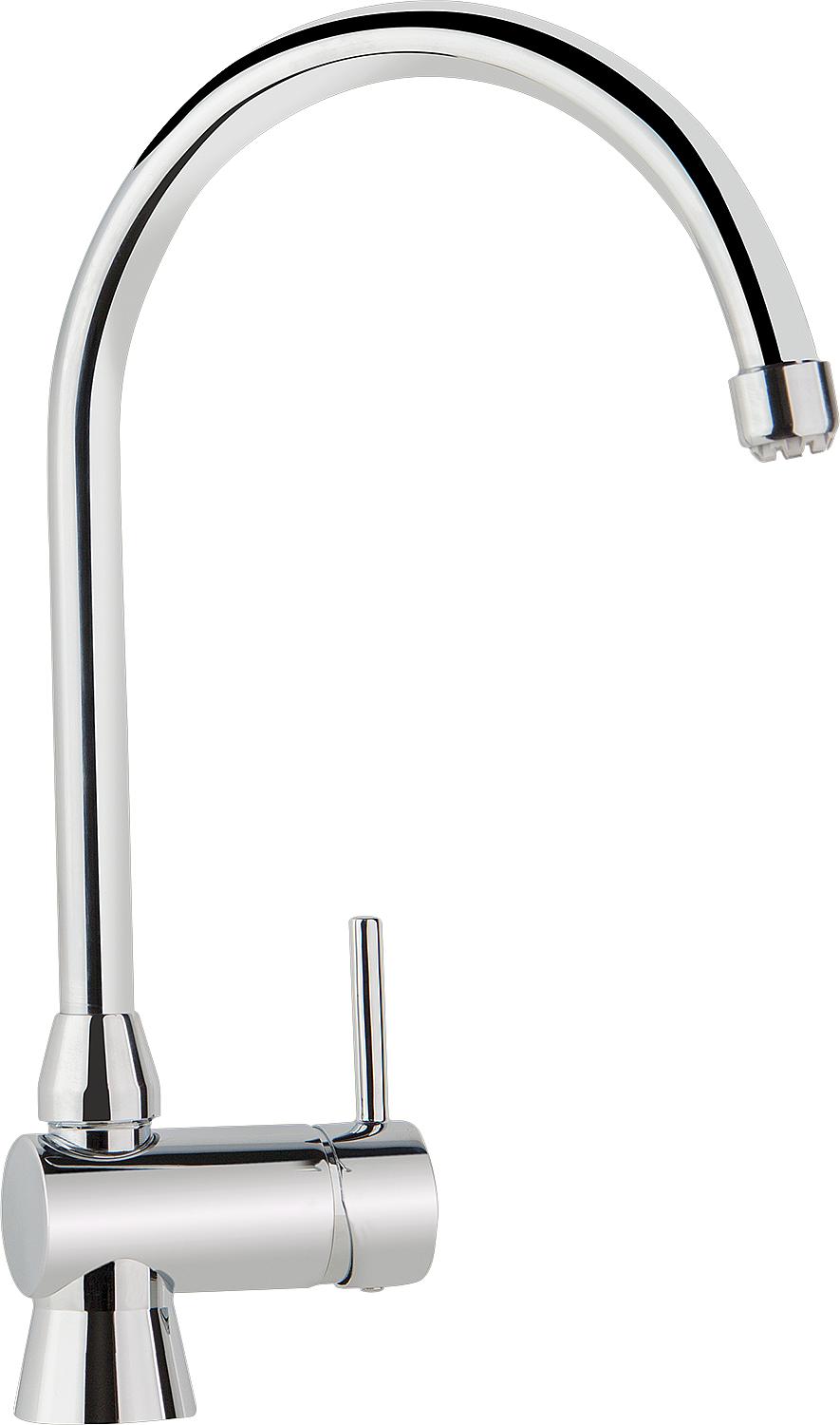 asdec life ® Spültischmischer KWC chrom, 360° schwenkbar Niederdruck