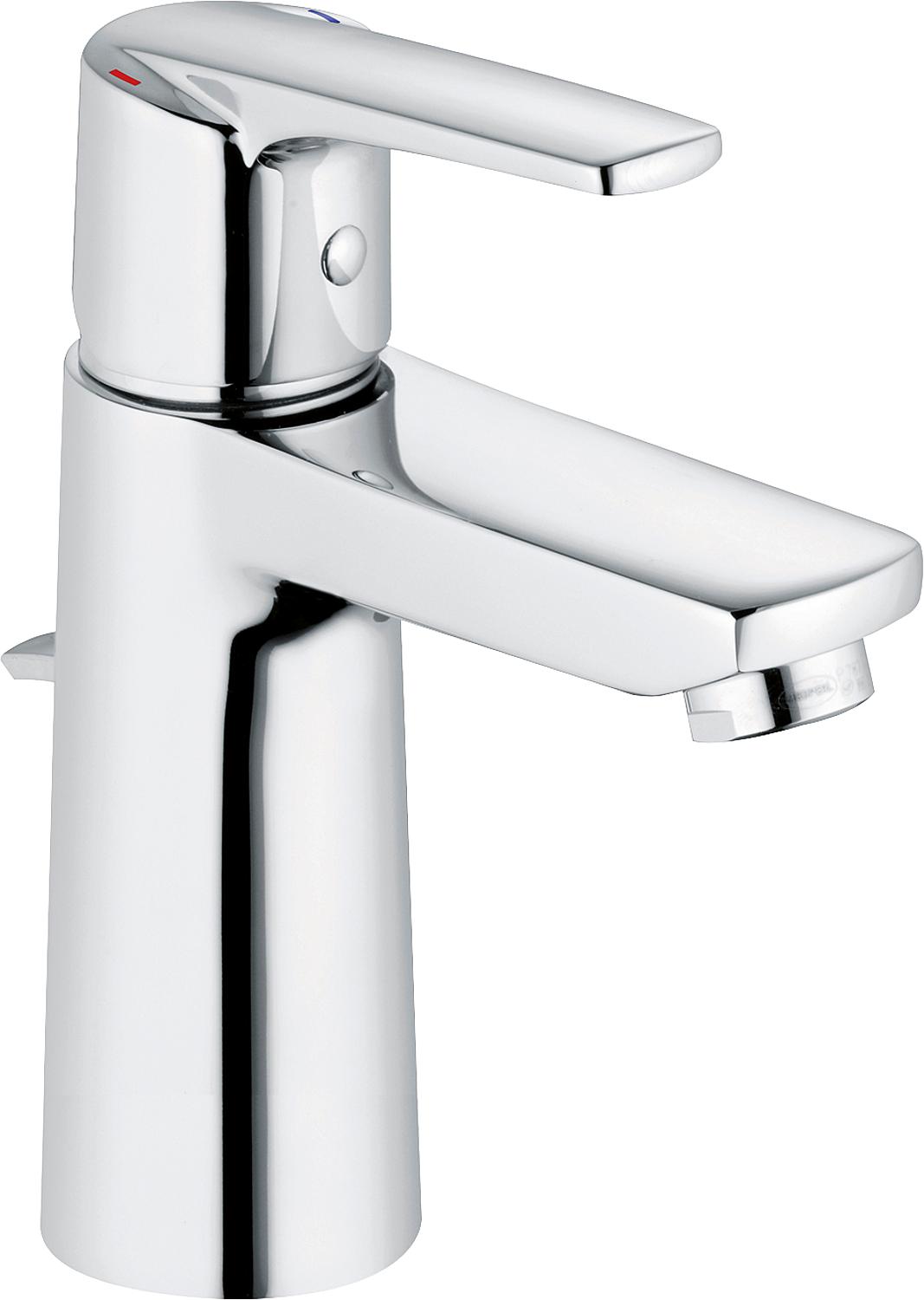 asdec life ® Waschtischmischer XL Heinrichschulte Alpha 300 chrom, mit - asdec life ® Waschtischmischer XL Heinrichschulte Alpha 300 chrom, mit Ablaufgarnitur