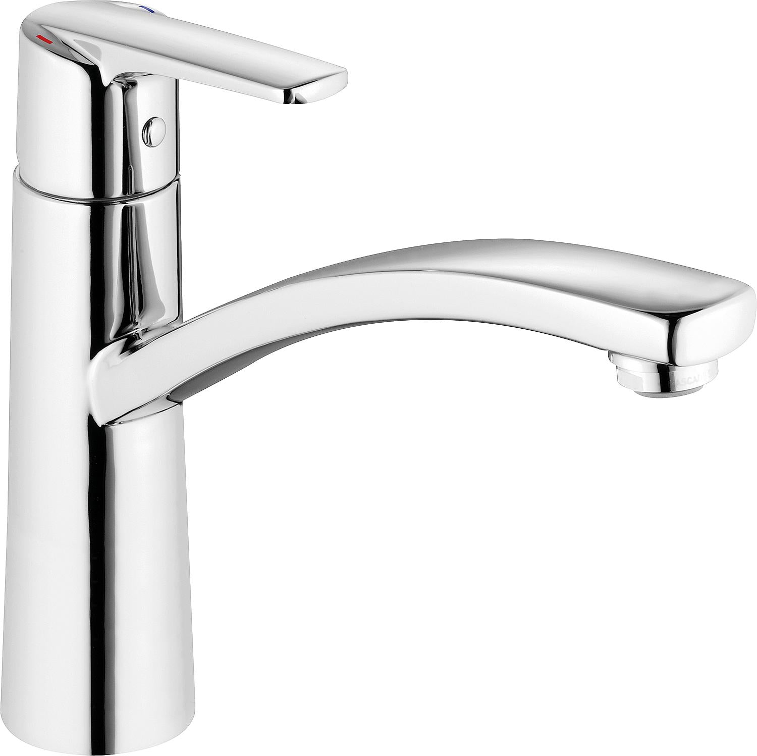 asdec life ® Küchenarmatur Heinrichschulte Alpha 300, chrom schwenkbar - üchenarmatur Heinrichschulte Alpha 300, chrom schwenkbarer Rohrauslauf