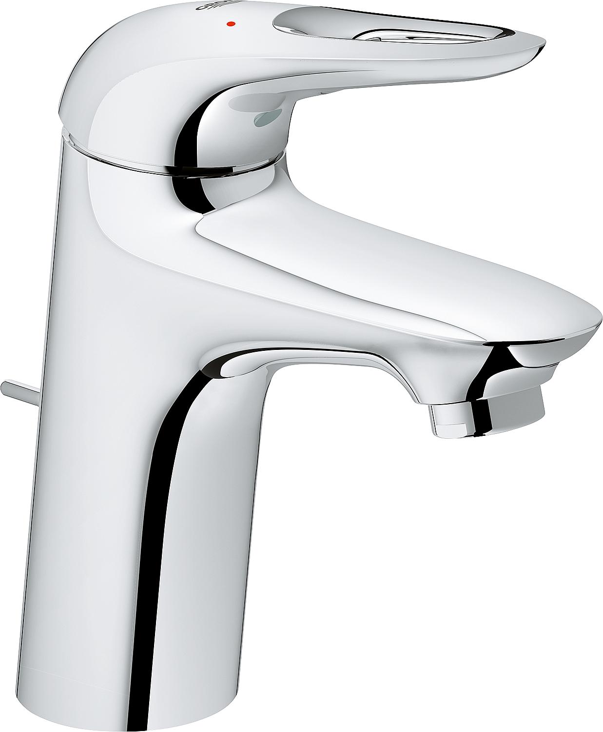 asdec life ® Waschtischmischer Grohe Eurostyle, verchromt, offener Hebel