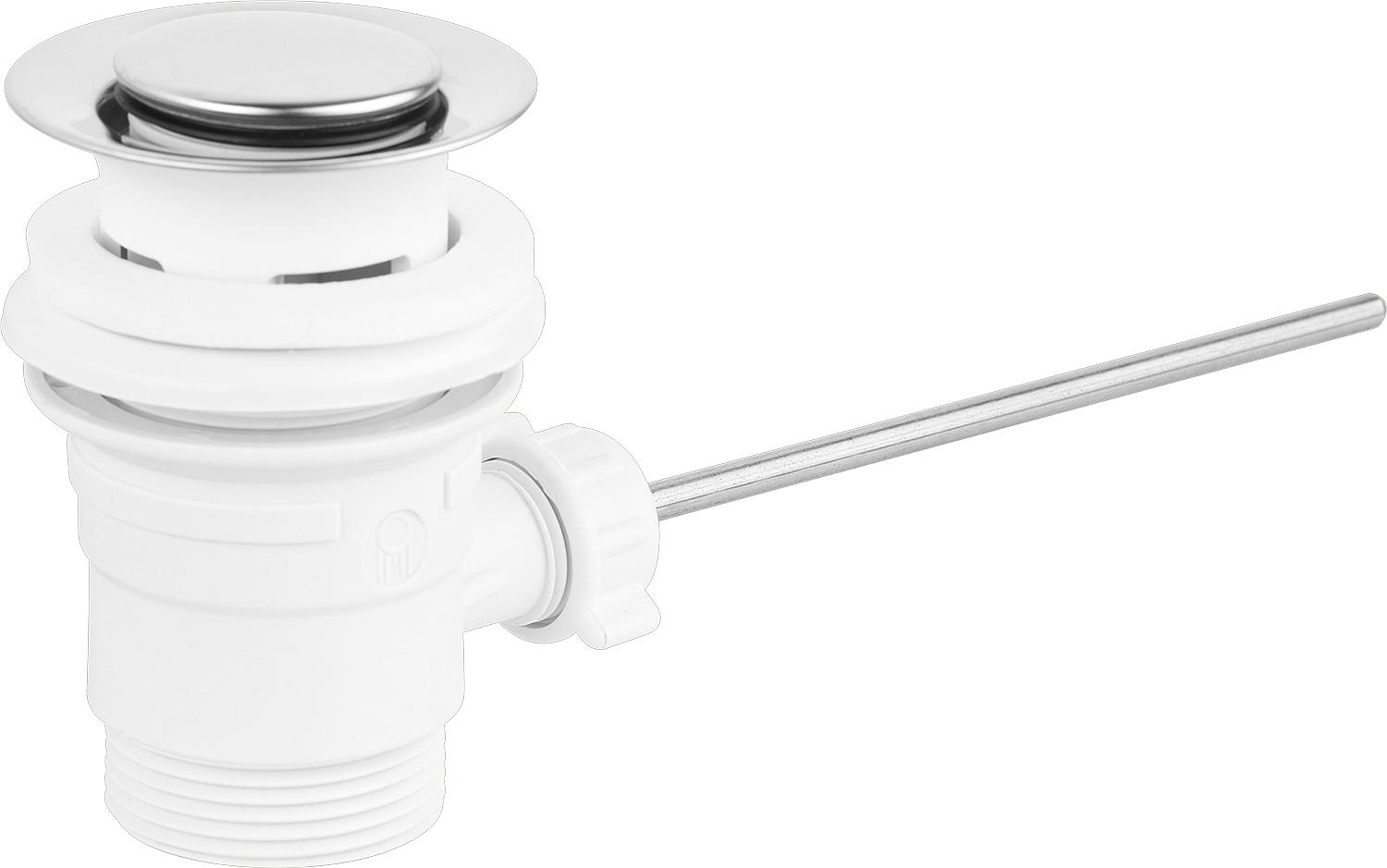 asdec life ® Excentergarnitur DN 32 (1 1/4") PP Kunststoff, mit Stopfen
