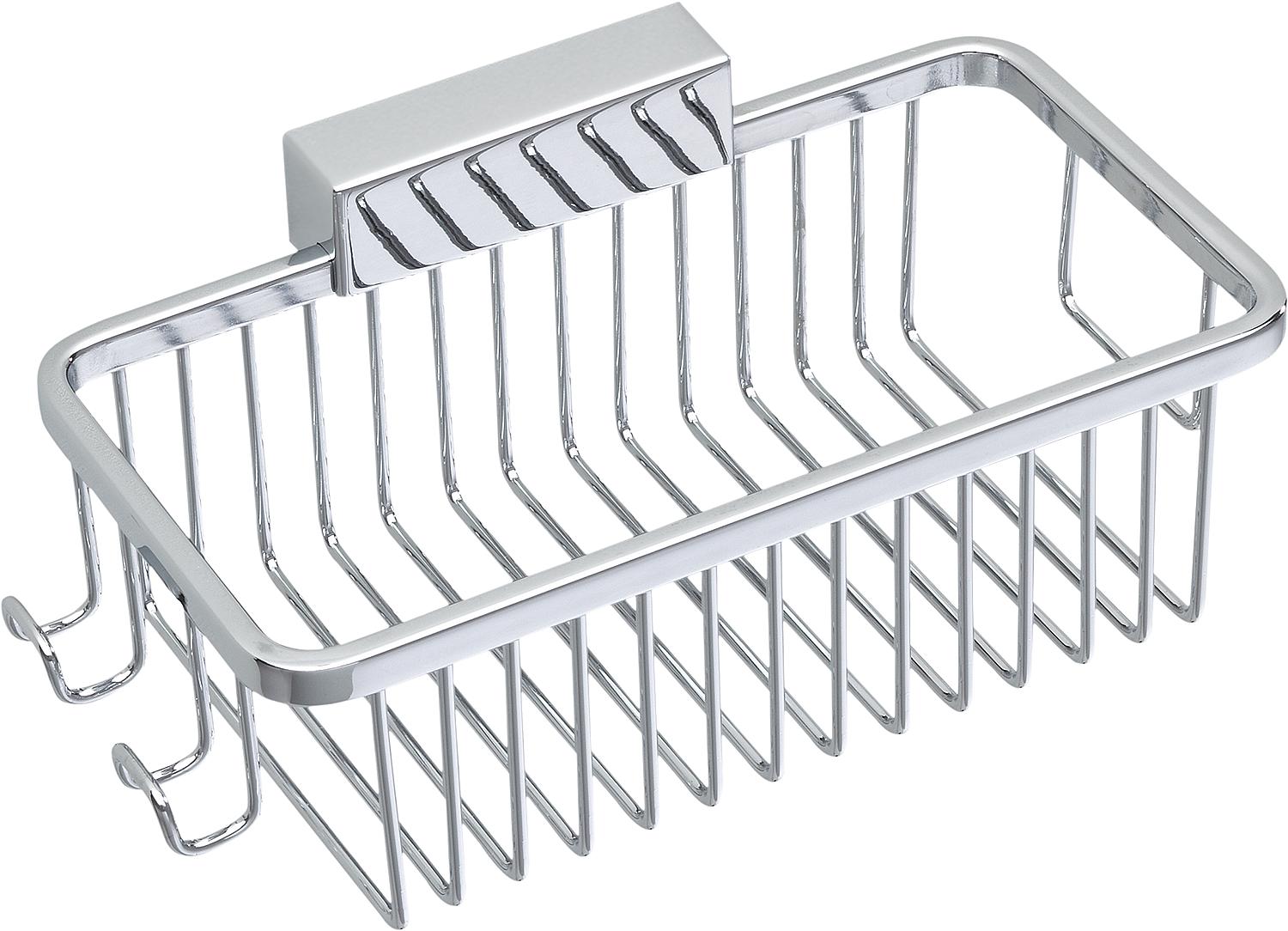 asdec life ® Shampookorb Iris² BxHxT:213x54x184mm Metall verchromt