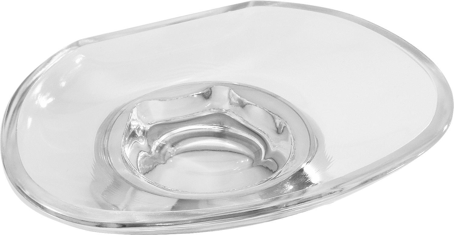 asdec life ® Seifenhalter Iris² Teile Bleikristallschale