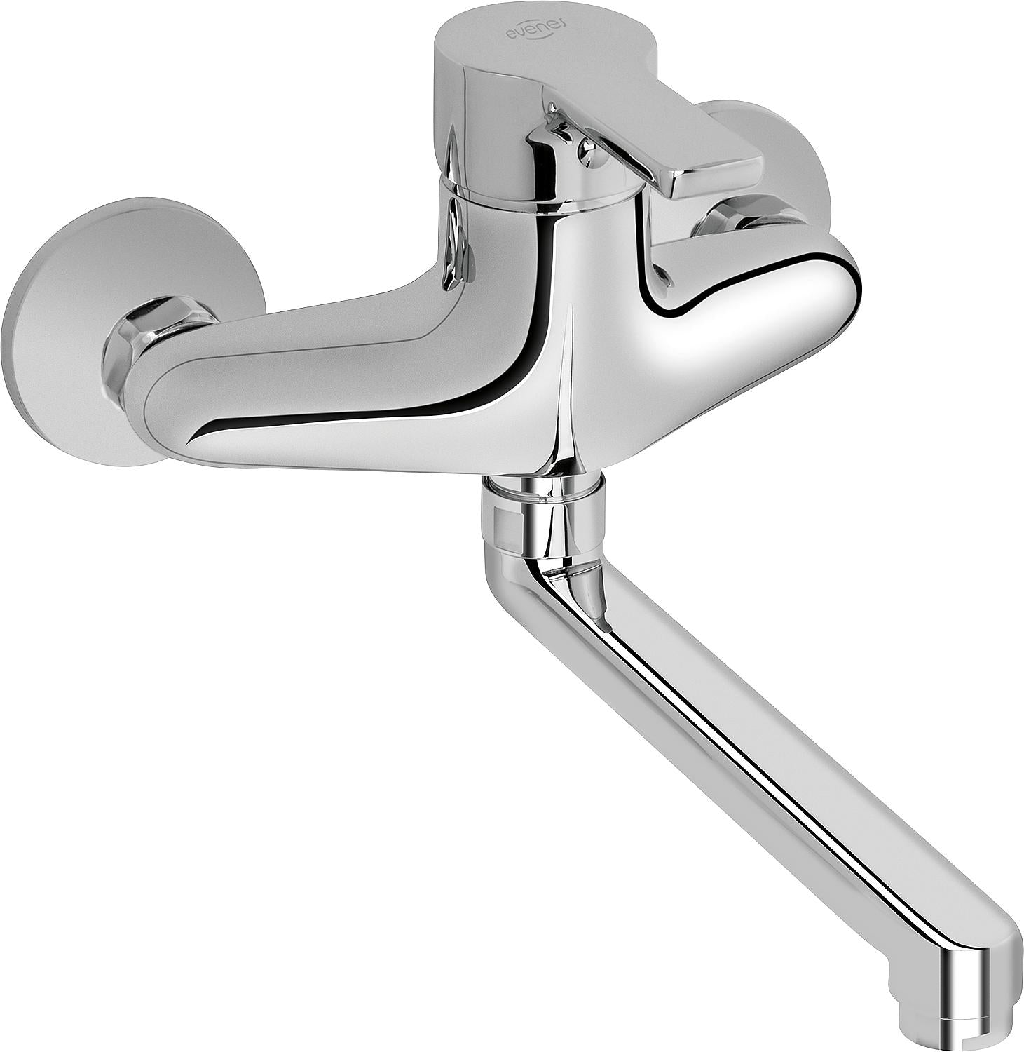 asdec life ® Wand-Spültischmischer Goodlife mit schwenkbarem Rohrausla - asdec life ® Wand-Spültischmischer Goodlife mit schwenkbarem Rohrauslauf, Ausladung 257mm