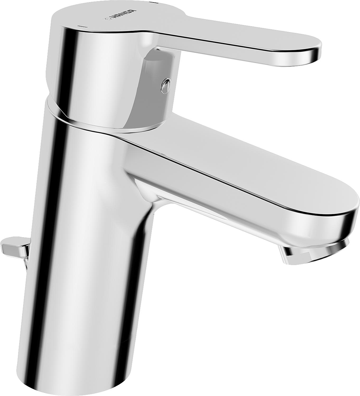 asdec life ® Waschtischmischer Hansaprimo XL mit Ablaufgarnitur, verchromt