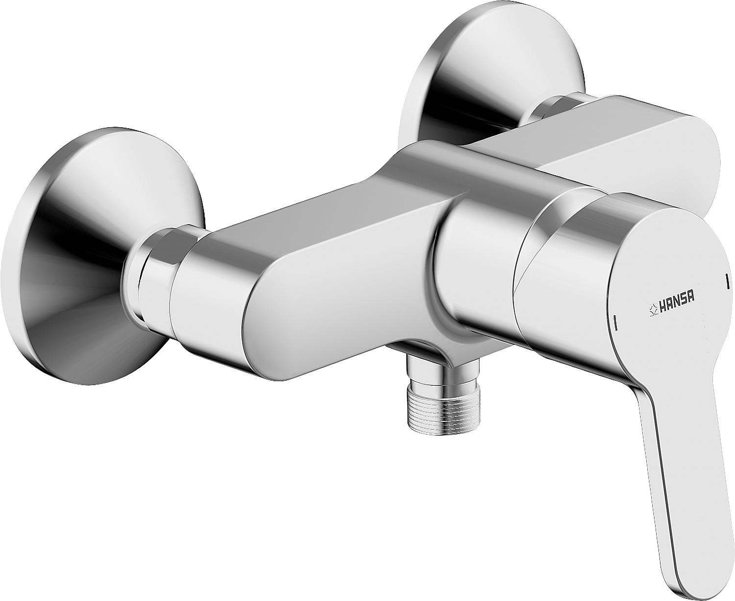 asdec life ® Brausemischer Hansaprimo verchromt, Ausladung 153mm