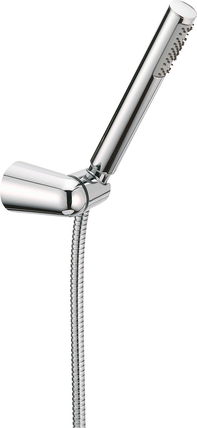 asdec life ® Stabhandbrause Set Evelia verchromt, mit Wandbrausehalter - asdec life ® Stabhandbrause Set Evelia verchromt, mit Wandbrausehalter Ausladung 90 mm