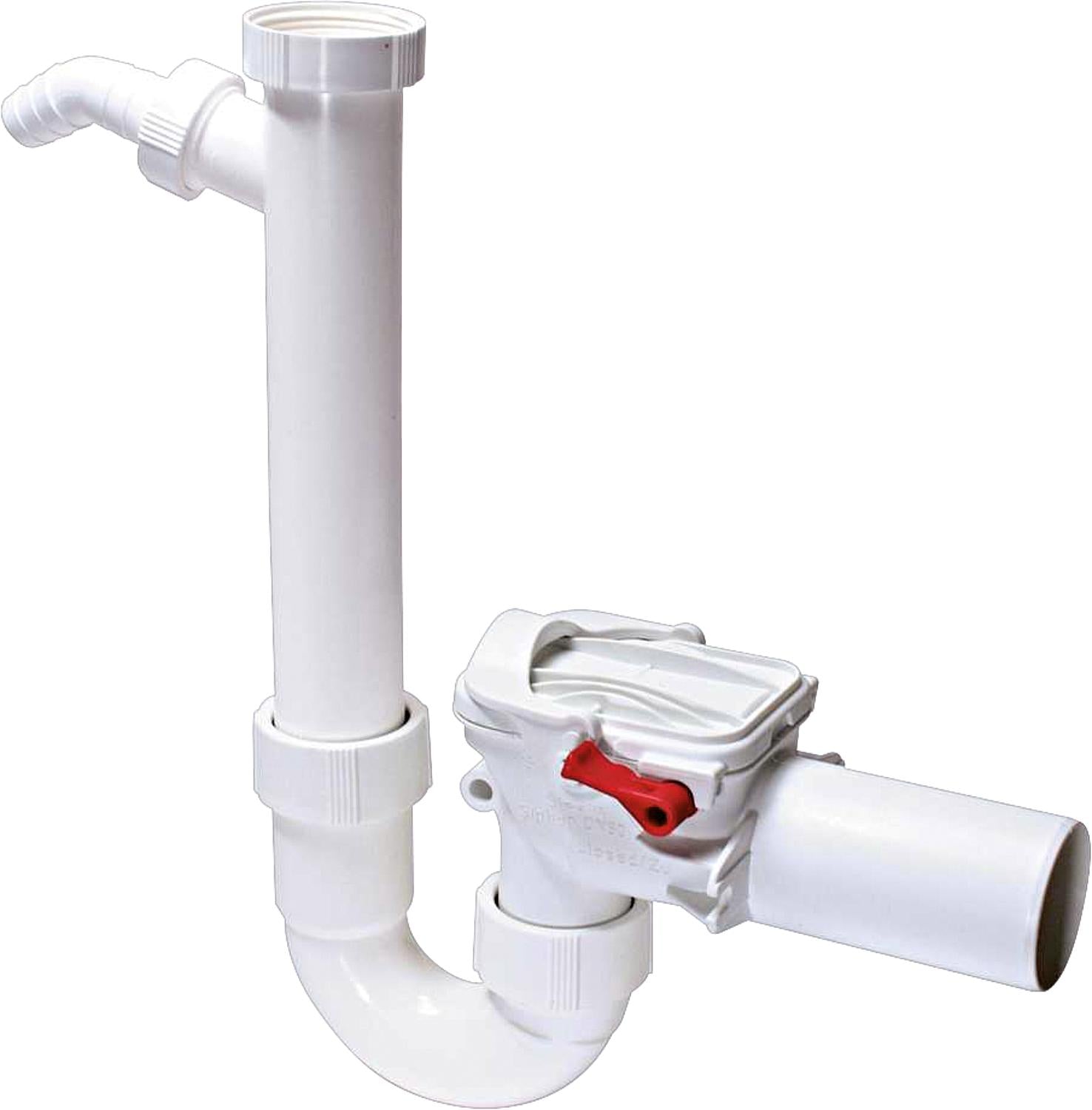 asdec life ® Kessel-Rückstauverschluss Staufix 73052 Siphon DN50 Kunst - ückstauverschluss Staufix 73052 Siphon DN50 Kunststoff