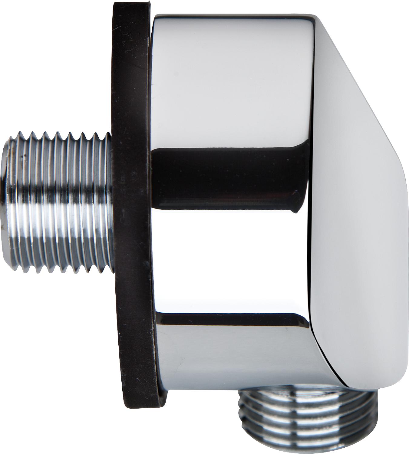 asdec life ® Wandanschlussbogen Deluxe verchromt DN15 /1/2")