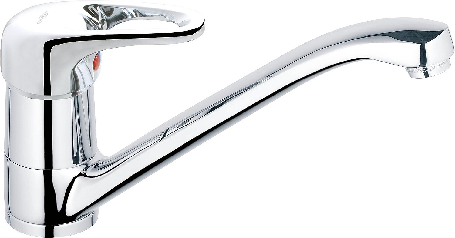 asdec life ® Spültischmischer Top II verchromt, schwenkbarer Auslauf A - asdec life ® Spültischmischer Top II verchromt, schwenkbarer Auslauf Ausladung 229 mm