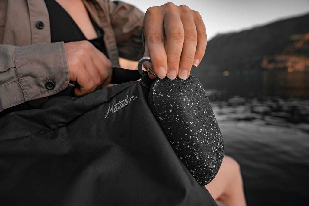 Matador NanoDry Packable Shower Towel - Large (black-granite)