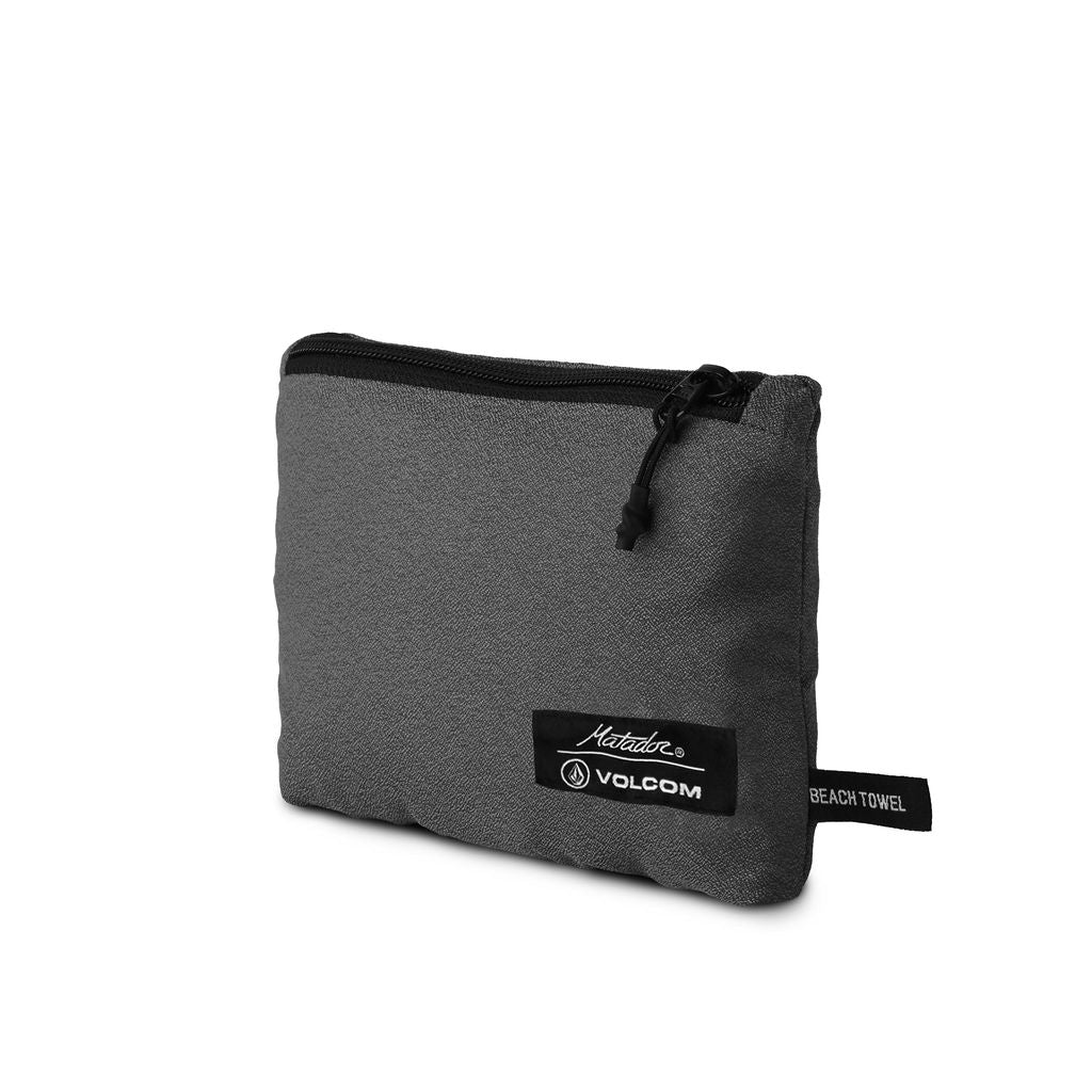 Matador/Volcom Packable Beach Towel (grey) High Tech Strandtuch nicht nur für Surfer