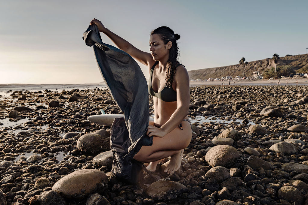 Matador/Volcom Packable Beach Towel (grey) High Tech Strandtuch nicht nur für Surfer