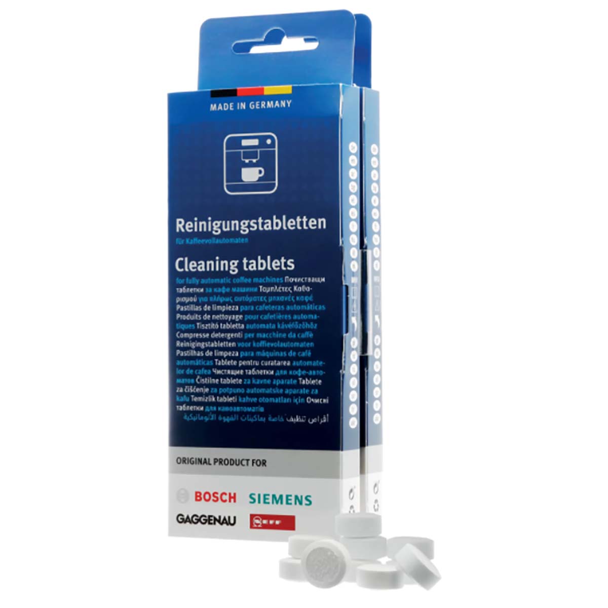 Reinigungstabletten für Kaffeemaschinen - 2x10 Stück