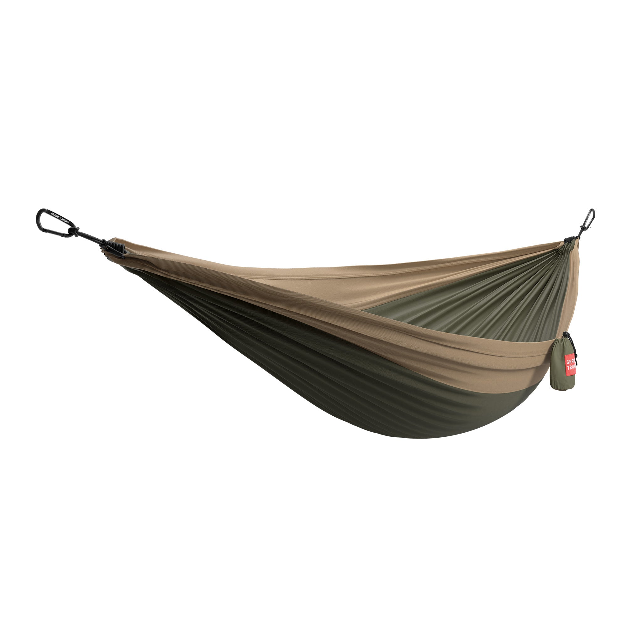 Grand Trunk Double Deluxe Hammock w/Straps (olive/khaki)