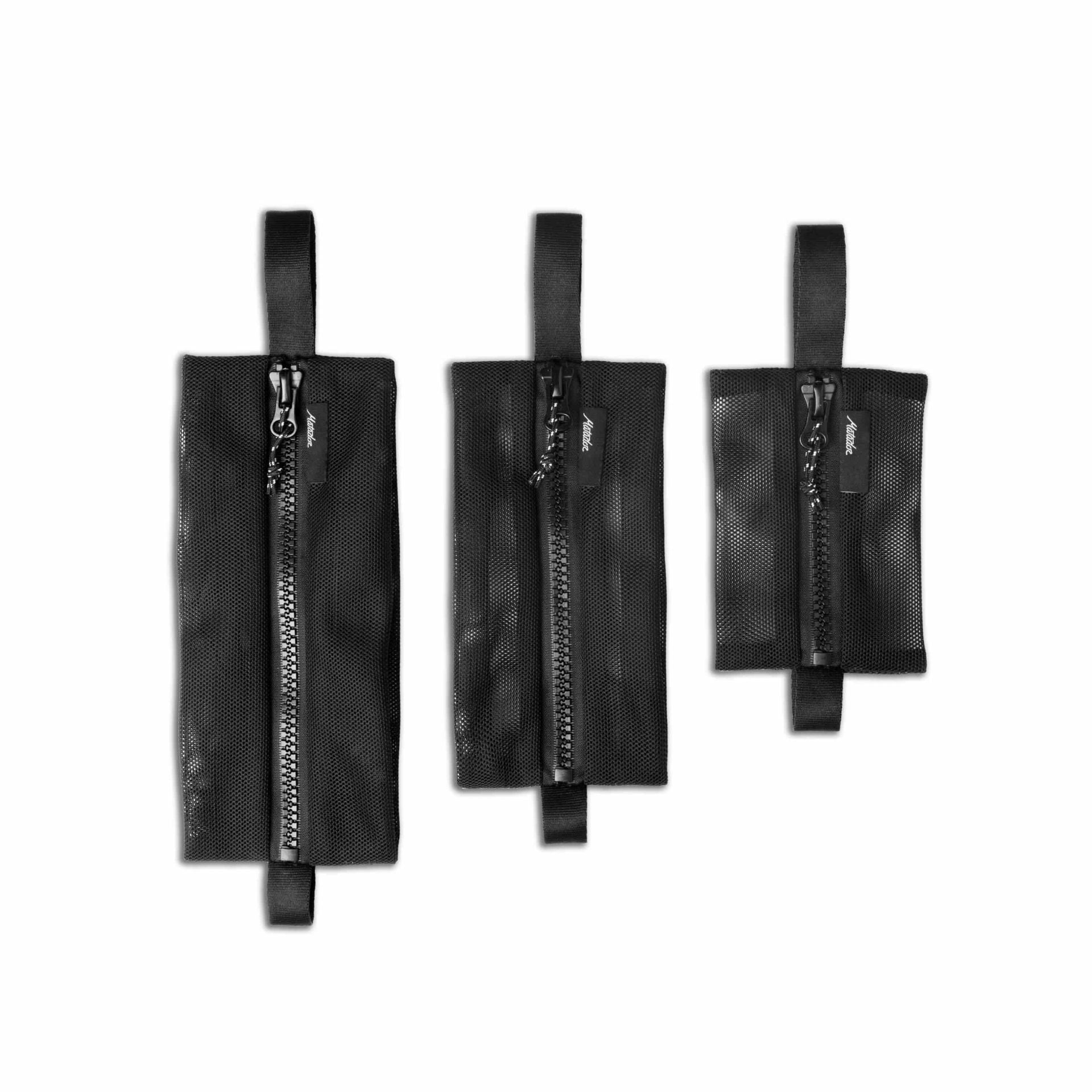 Matador Mesh Organizer Bag Set (3-pack)Durchsichtiger Tascheneinsatz aus 3 separaten Einzeltaschen von Matador