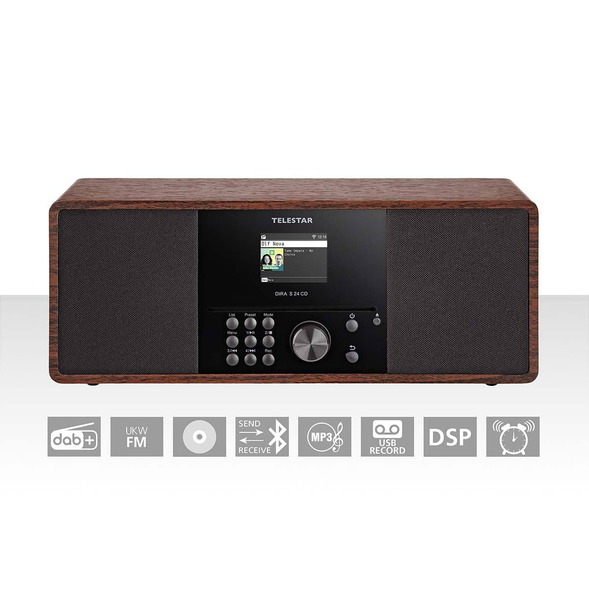 TELESTAR DIRA S 24 CD Wood DAB+ / FM