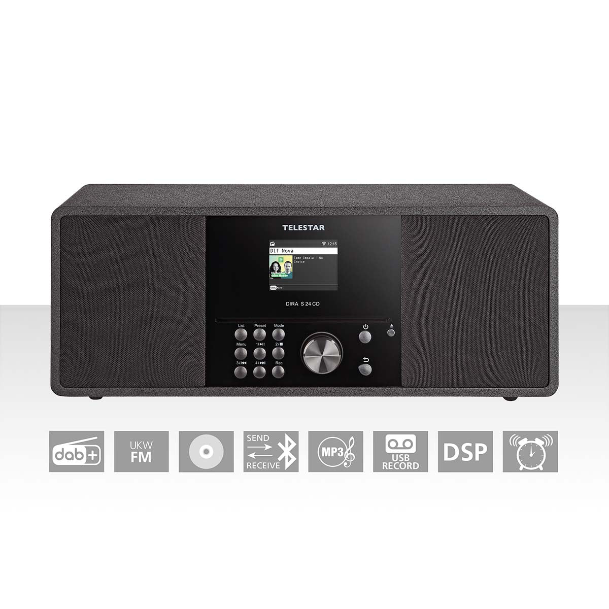 Telestar DIRA S 24 CD DAB+/FM Stereo-Radio mit CD-Spieler Schwarz