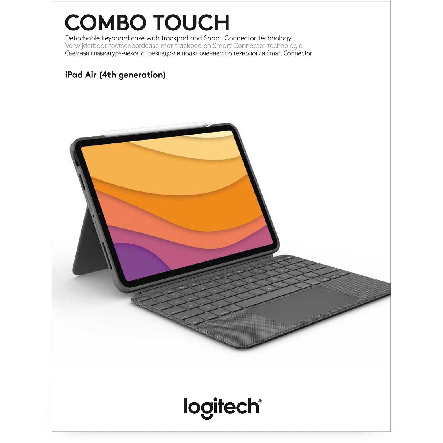 Logitech Combo Touch Tastatur Trackpad Apple iPad 10,9'' (4./5.Gen.) Gray