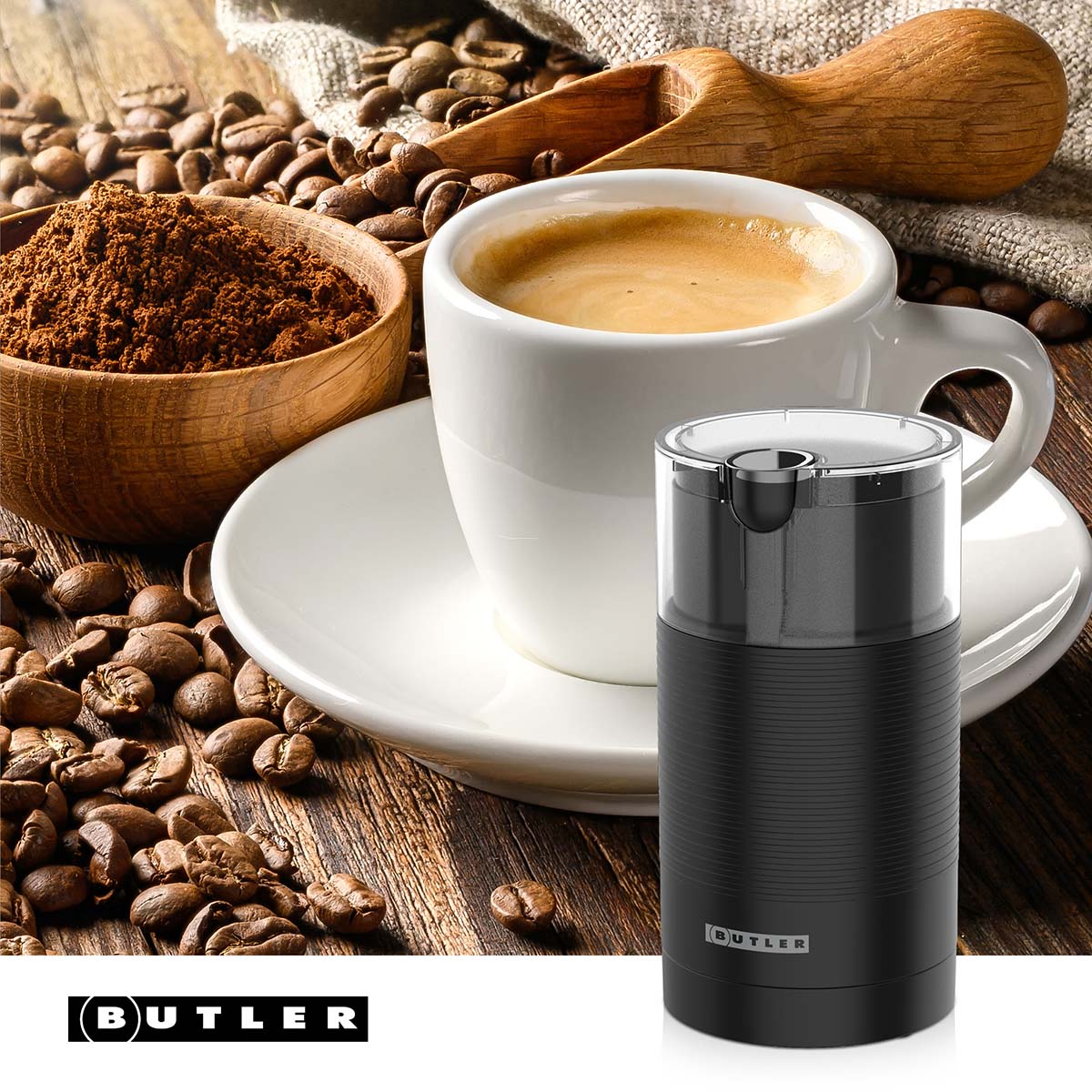 Kaffeemühle | 150W | 70g | Schwarz