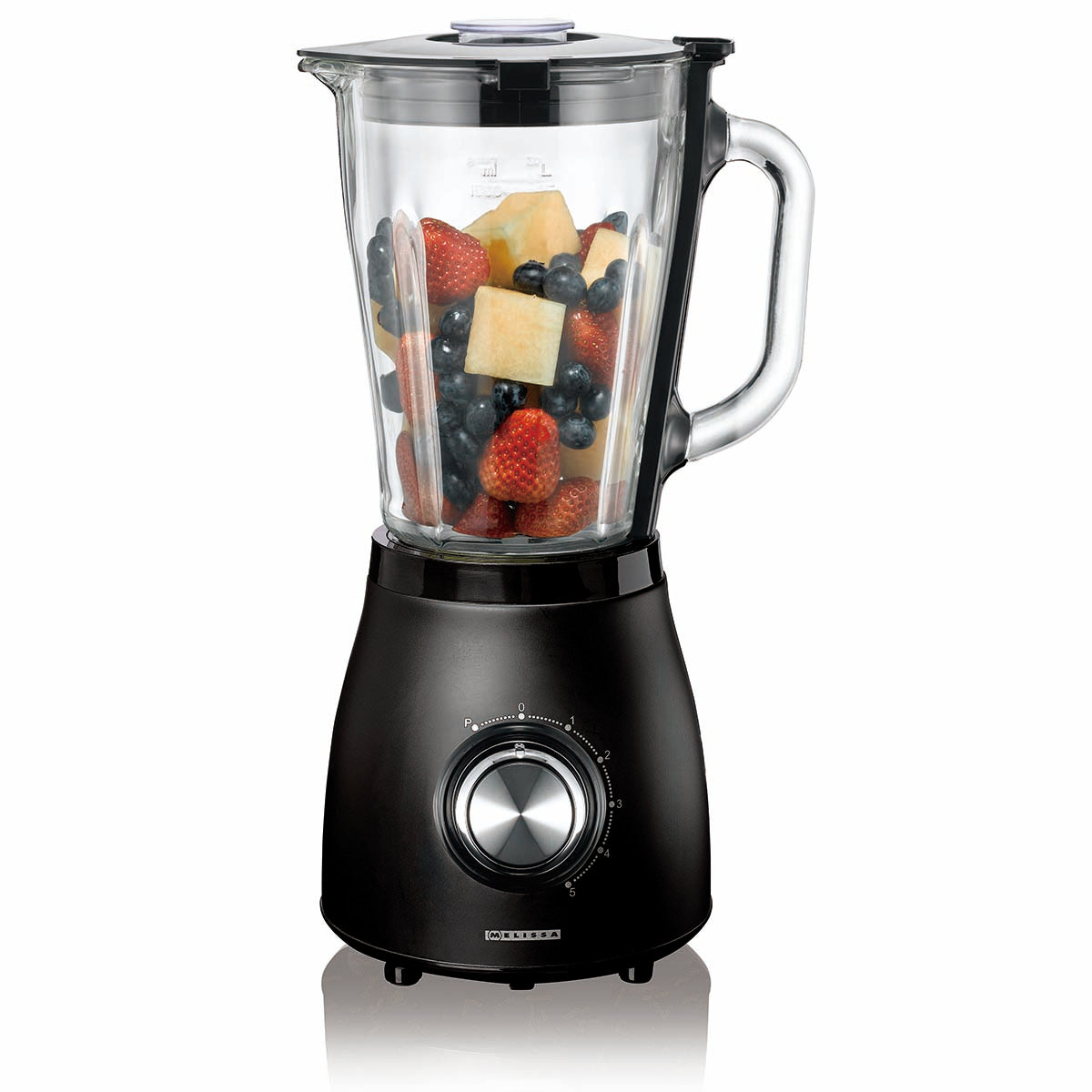 Mixer 1,5L Glaskrug Spray 500W Matt Schwarz