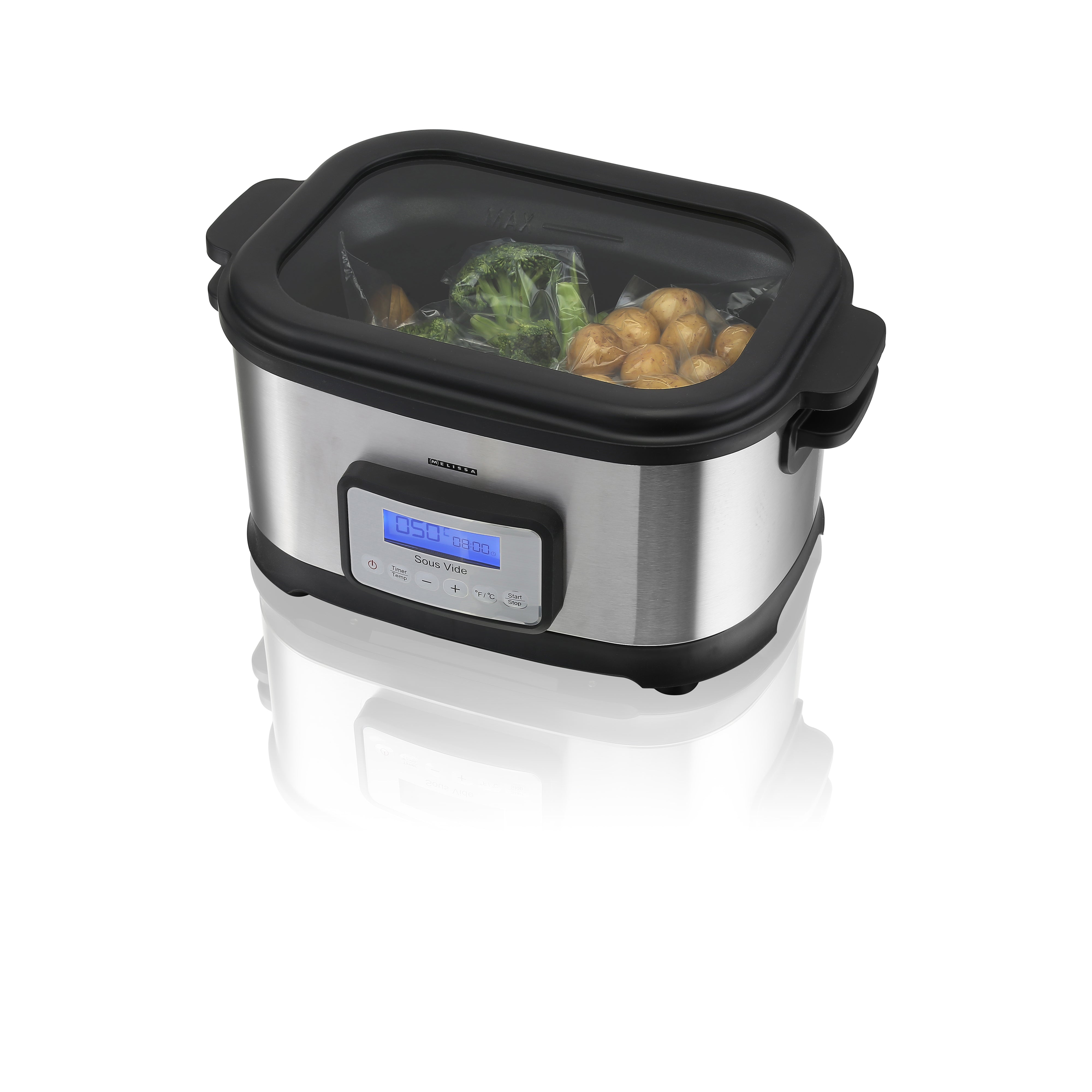 Sous Vide 6L 520W Schwarz/Edelstahl