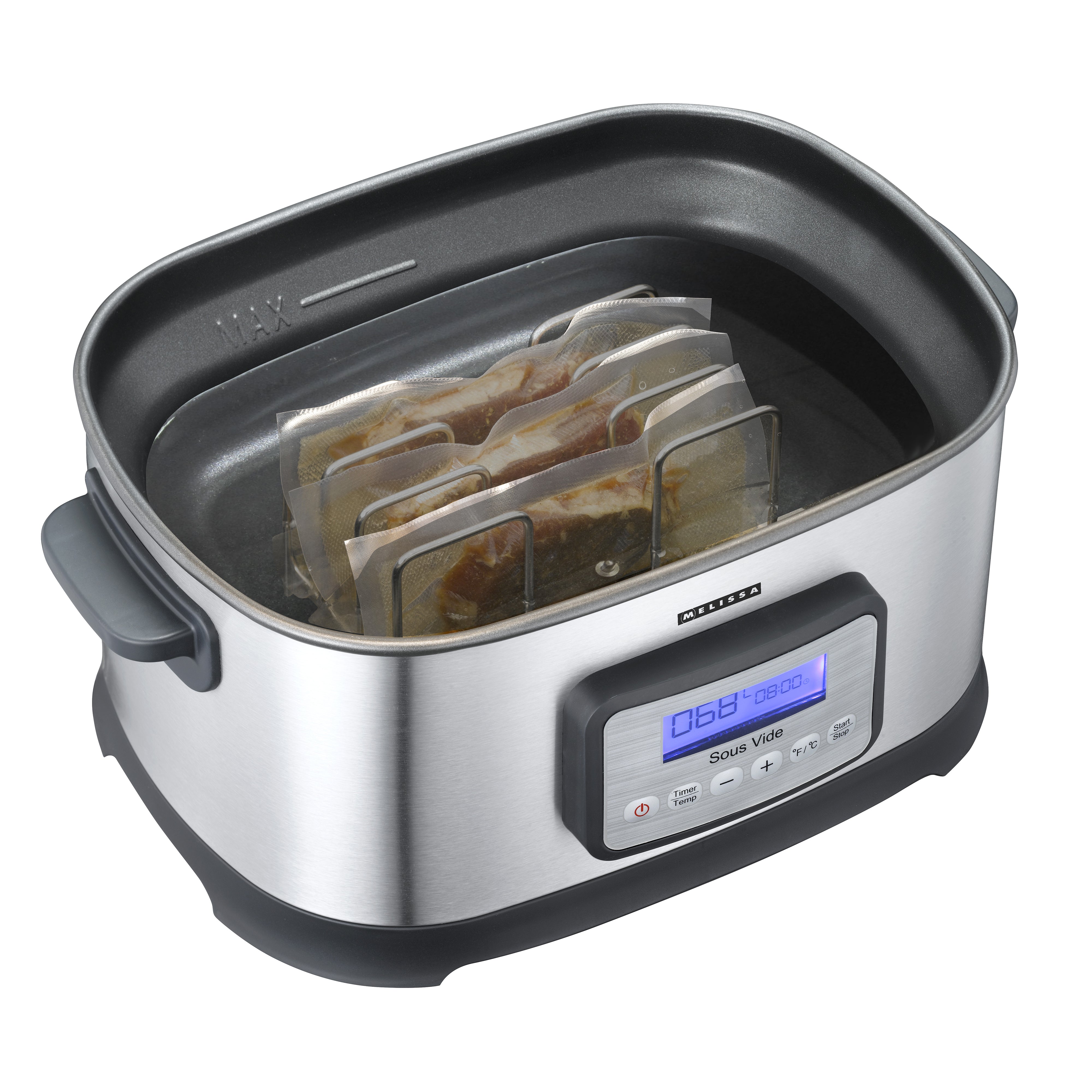 Sous Vide 6L 520W Schwarz/Edelstahl