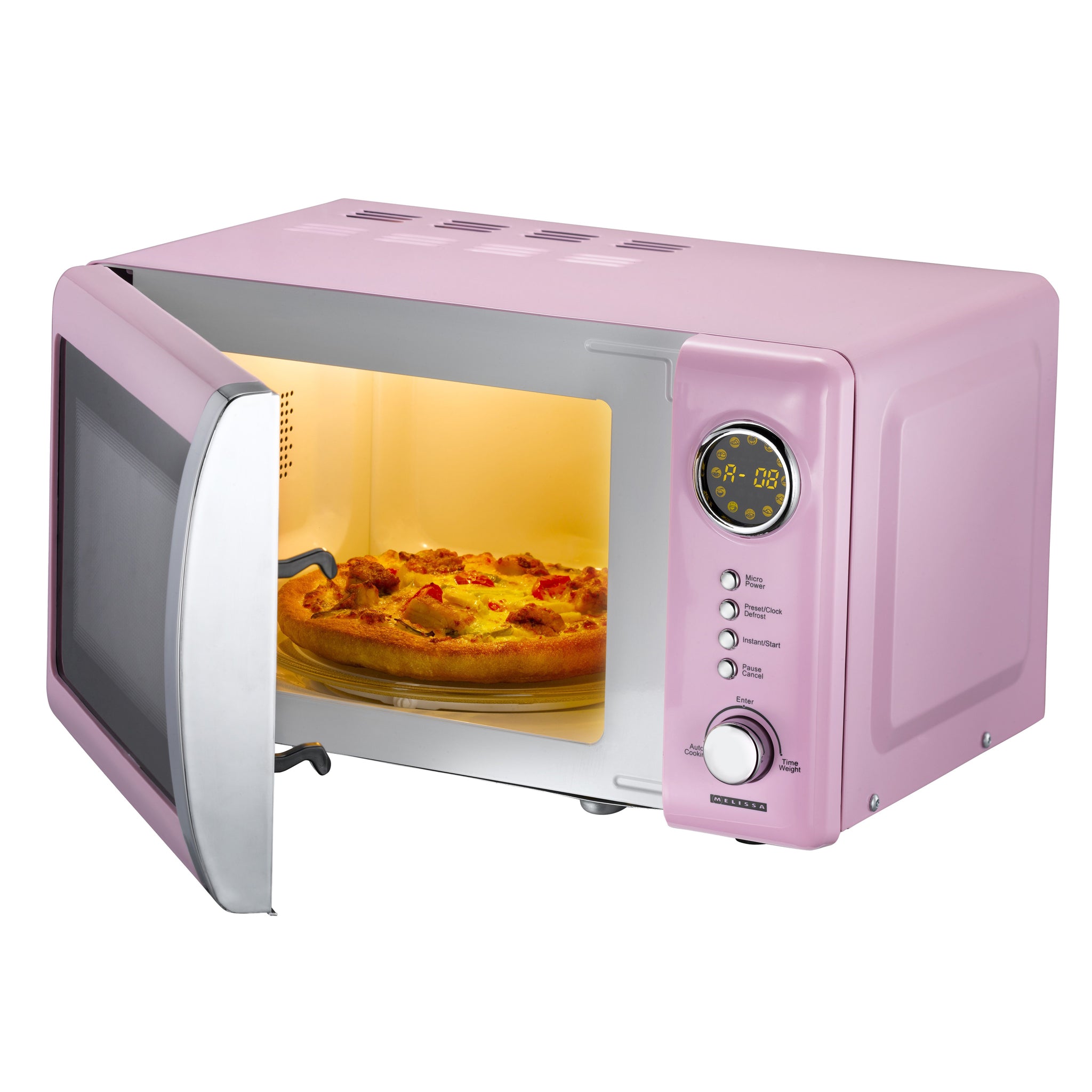 Mikrowelle elektronisch 20L 700W Rosa